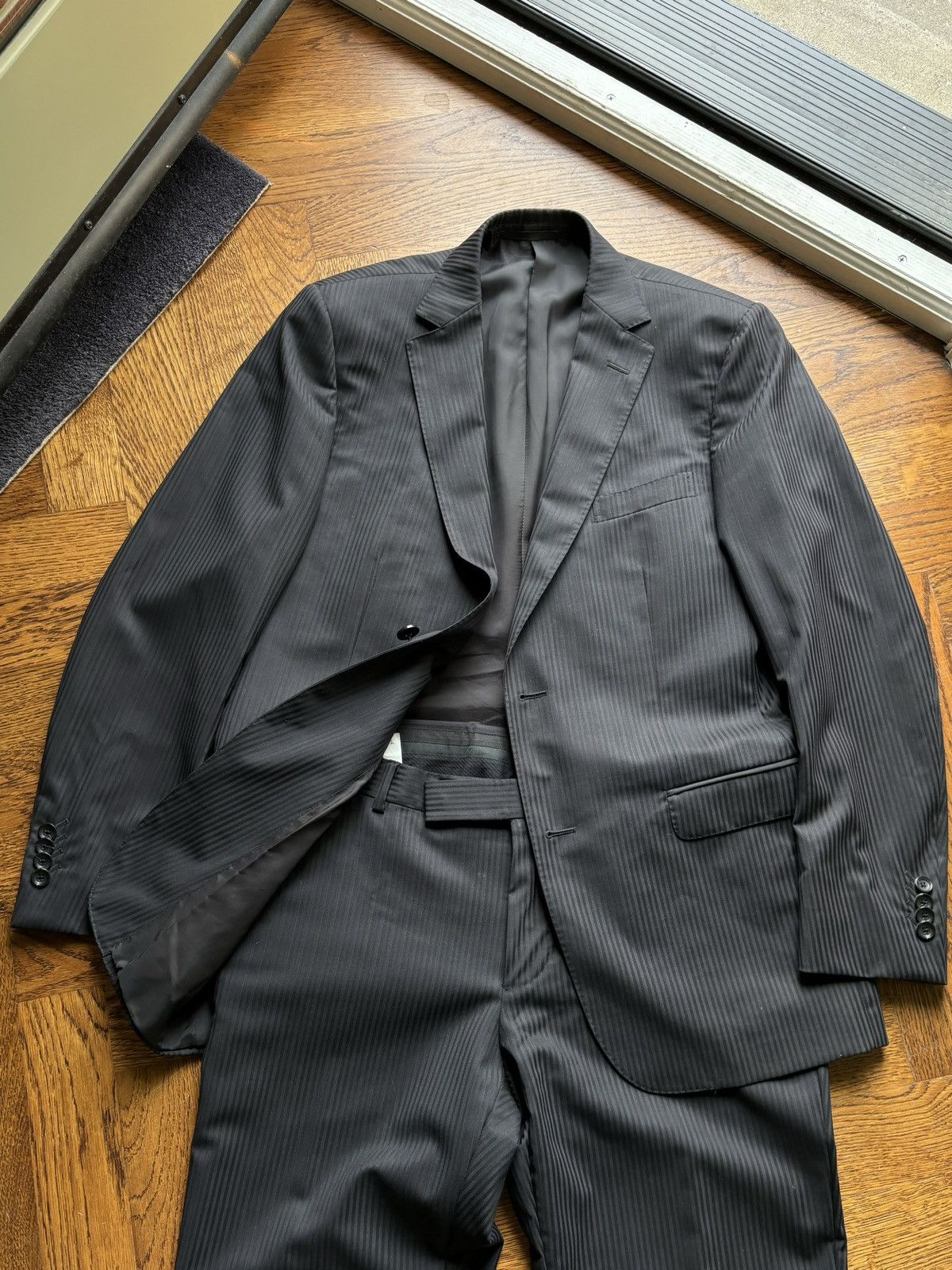 Ermenegildo Zegna × Z Zegna Ermenegildo Zegna Z Zegna Suit Two Piece Drop 8 Blazer Pants Size 50R - 1 Thumbnail