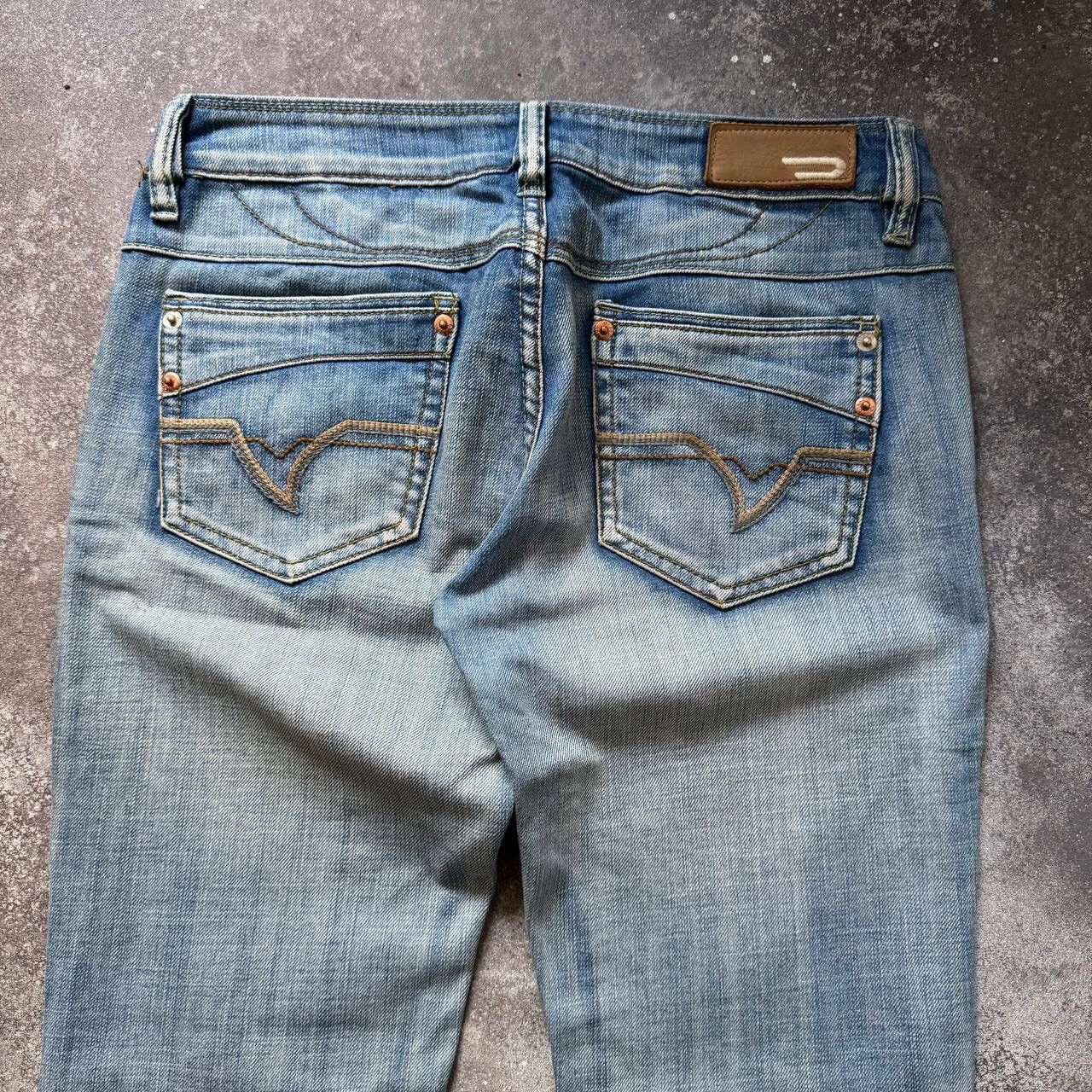Diesel × Vintage Diesel Vintage Washed Denim Low Rise Jeans Size 29" - 3 Thumbnail