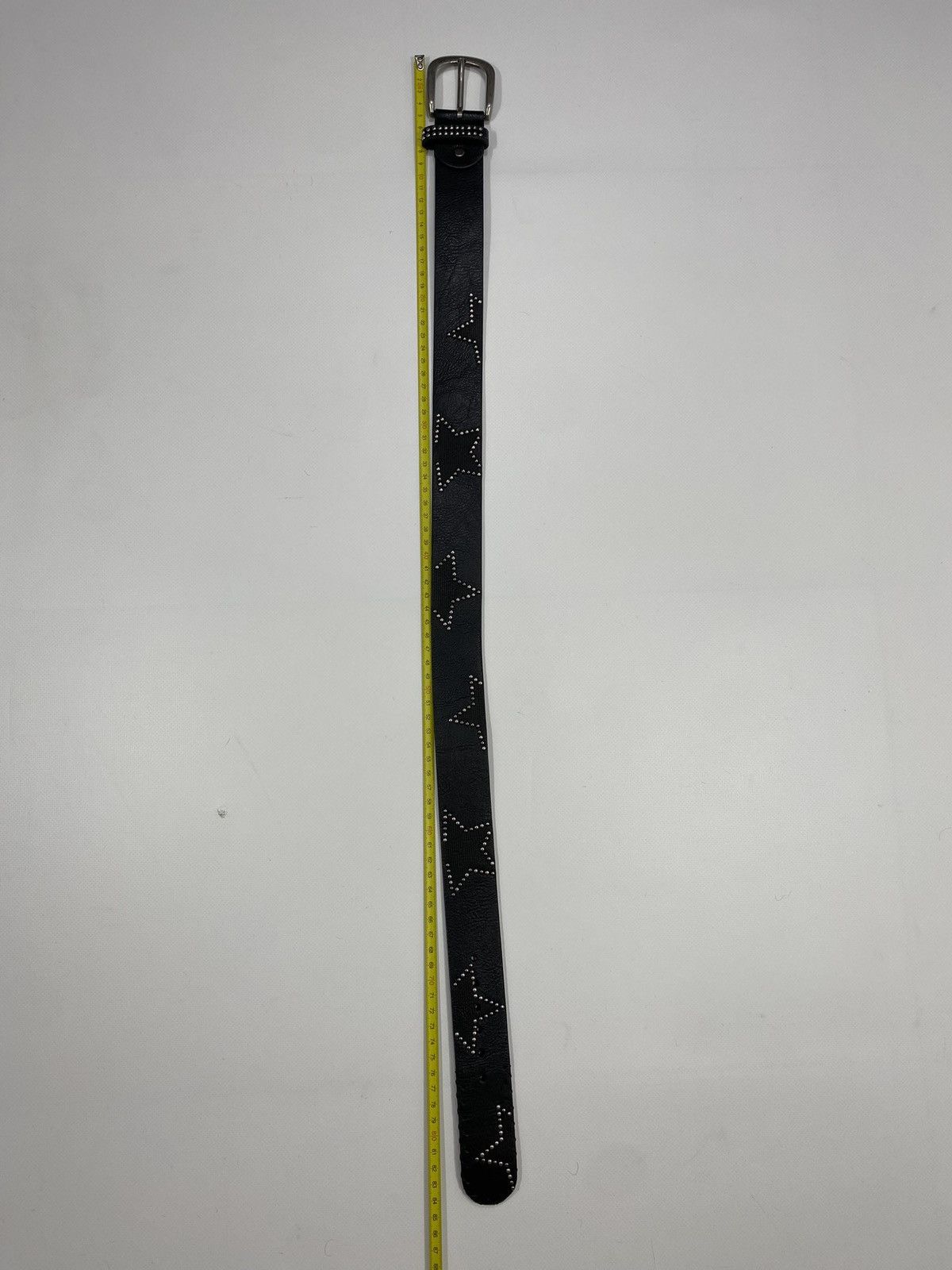 Vintage 🔥LASTDROP🔥 Y2K Avant Garde Stars Studded Opium Leather Belt Size ONE SIZE - 3 Thumbnail