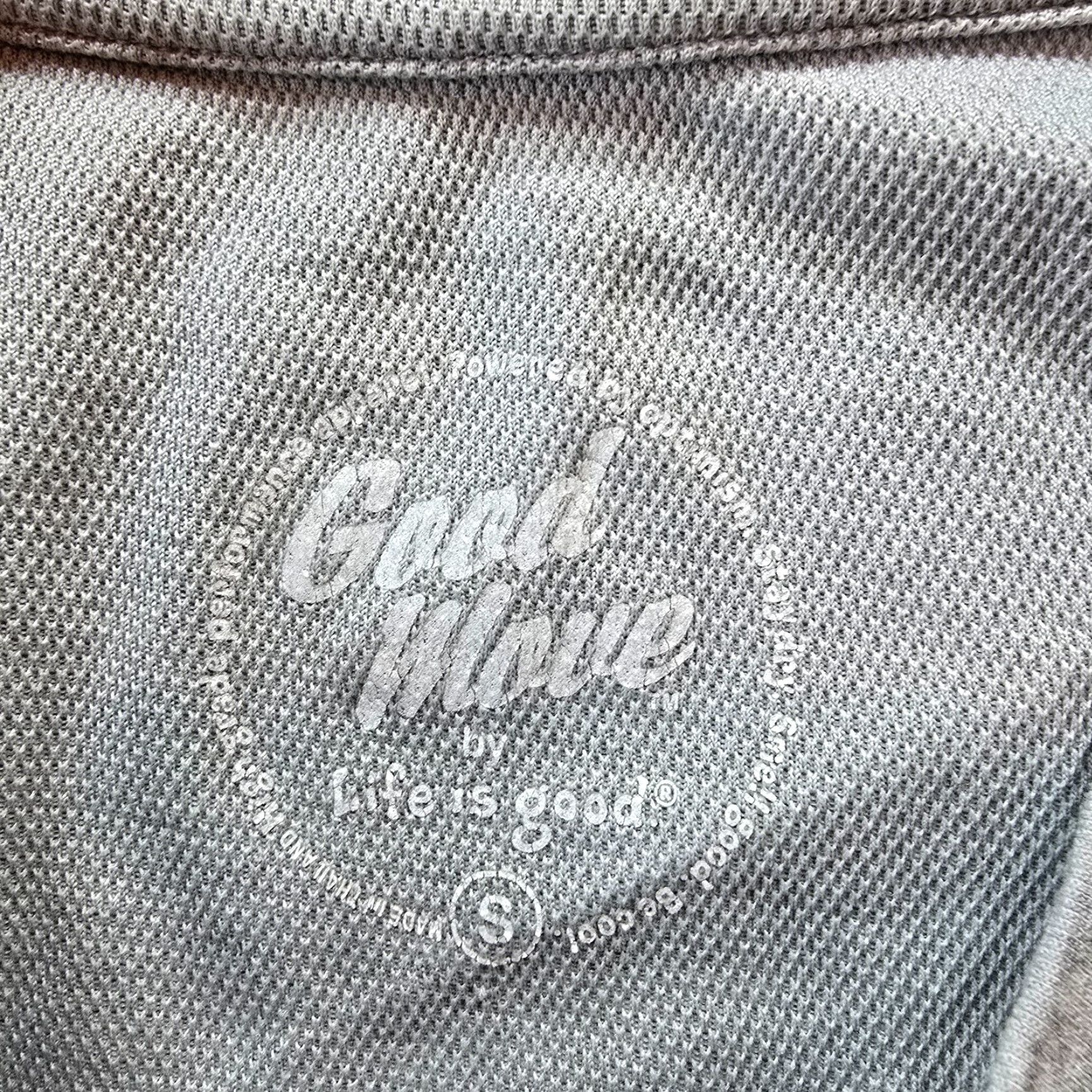 Life is Good Life Is Good Top Women Small Gray Good Move Running Active Performance Casual Shirts T-Shirt Womens Size S / US 4 / IT 40 - 5 Thumbnail
