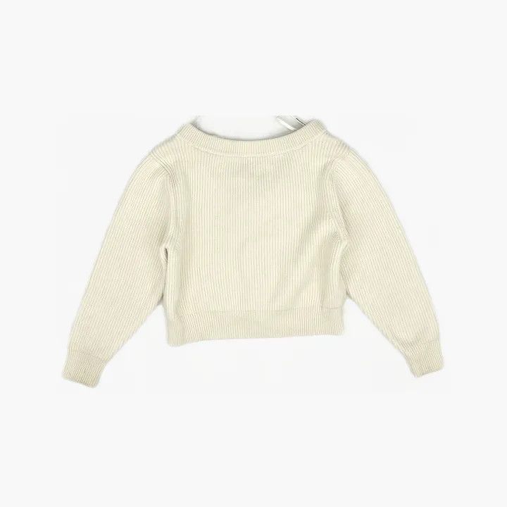 Alexander Wang Alexander Wang White Satin Knit Sweater - Size S / US 4 / IT 40 - 3 Thumbnail