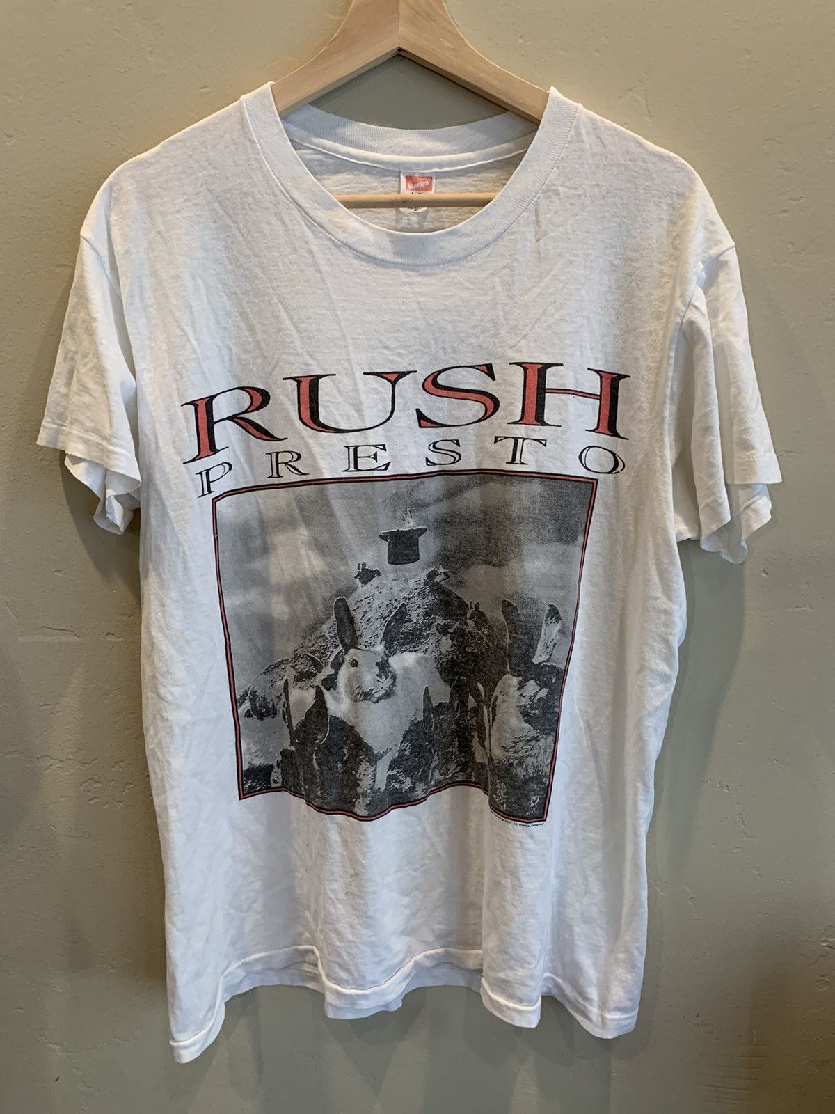 Vintage *RARE* Vintage Rush Presto Tour Single Stitch USAMade Shirt