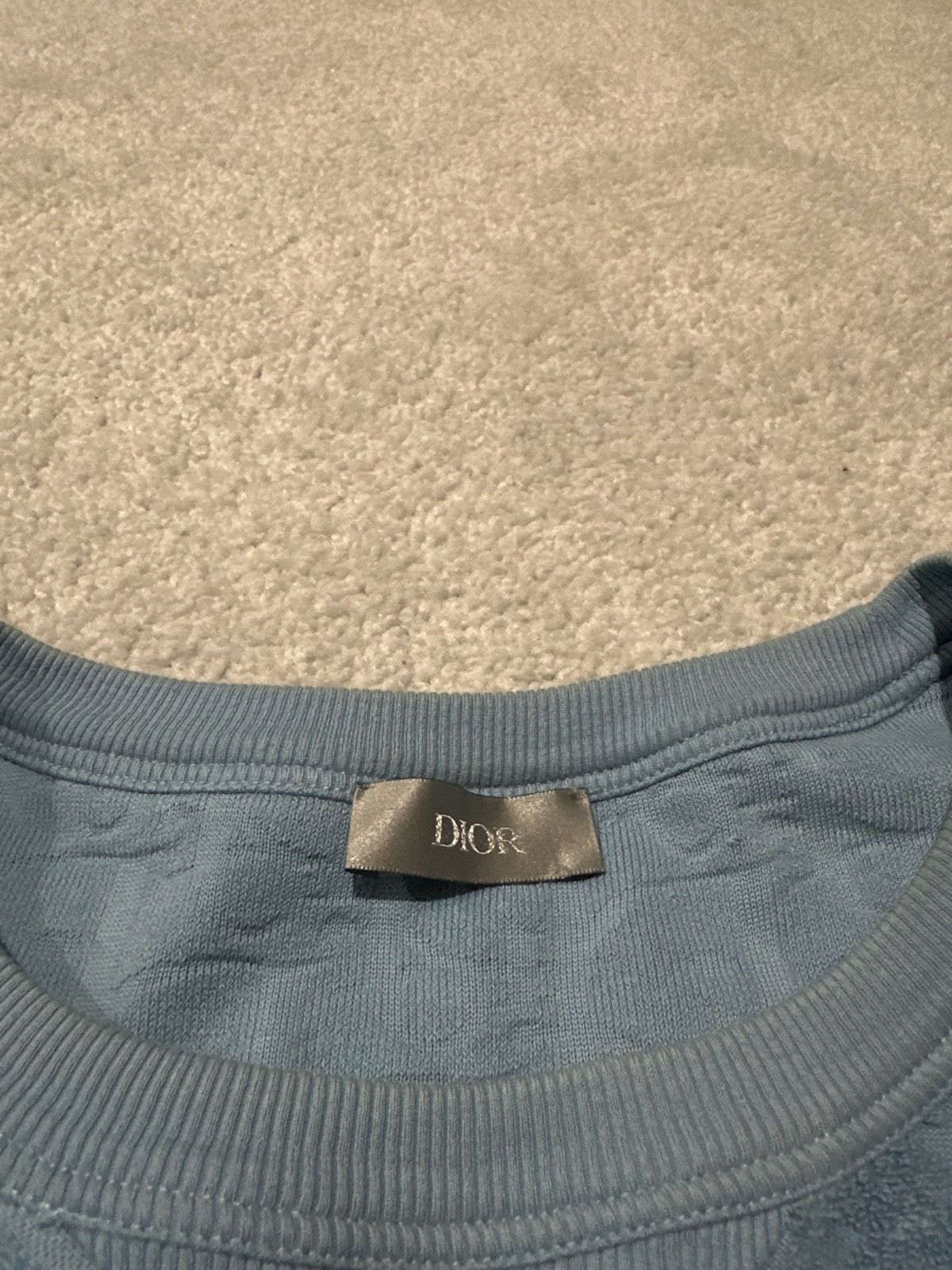 Dior Dior Oblique Blue Towel Shirt Size US XXL / EU 58 / 5 - 3 Thumbnail