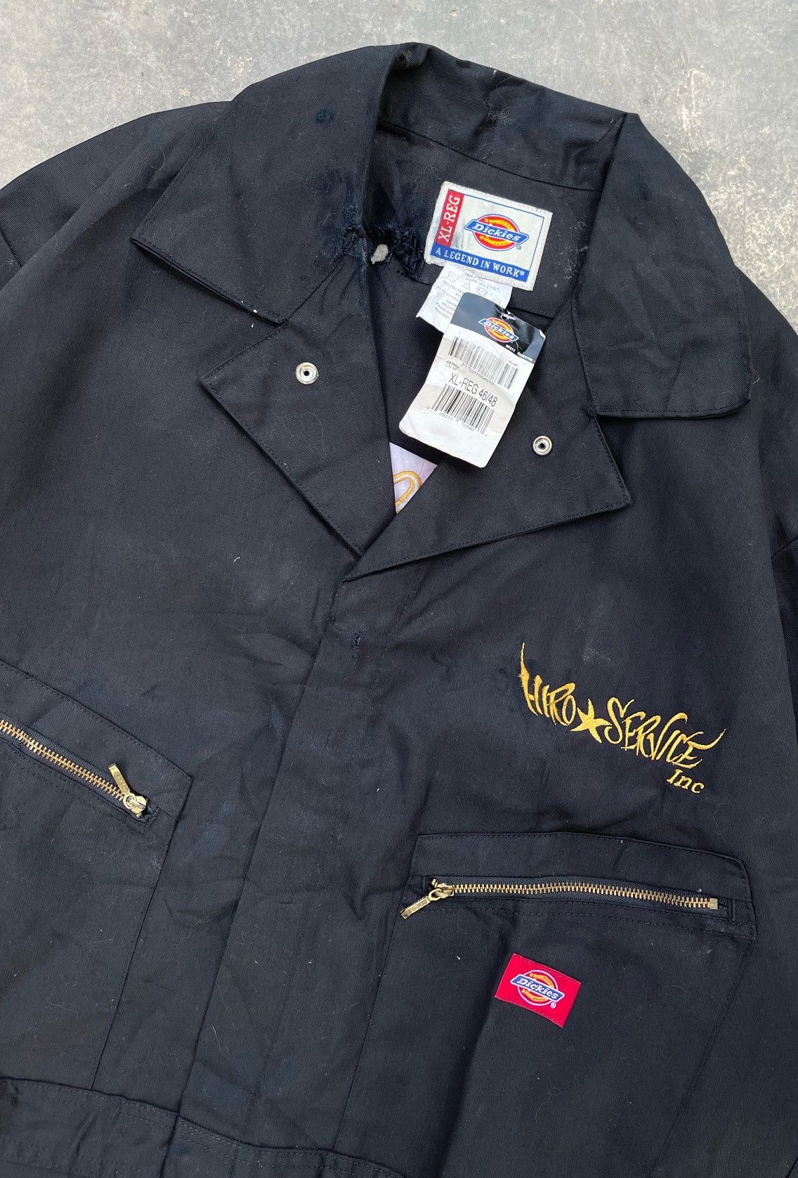 Dickies 🔥Vintage Dickies Men's "HIRO SERVICE" Logo Redhawk Coverall Size US XL / EU 56 / 4 - 6 Thumbnail