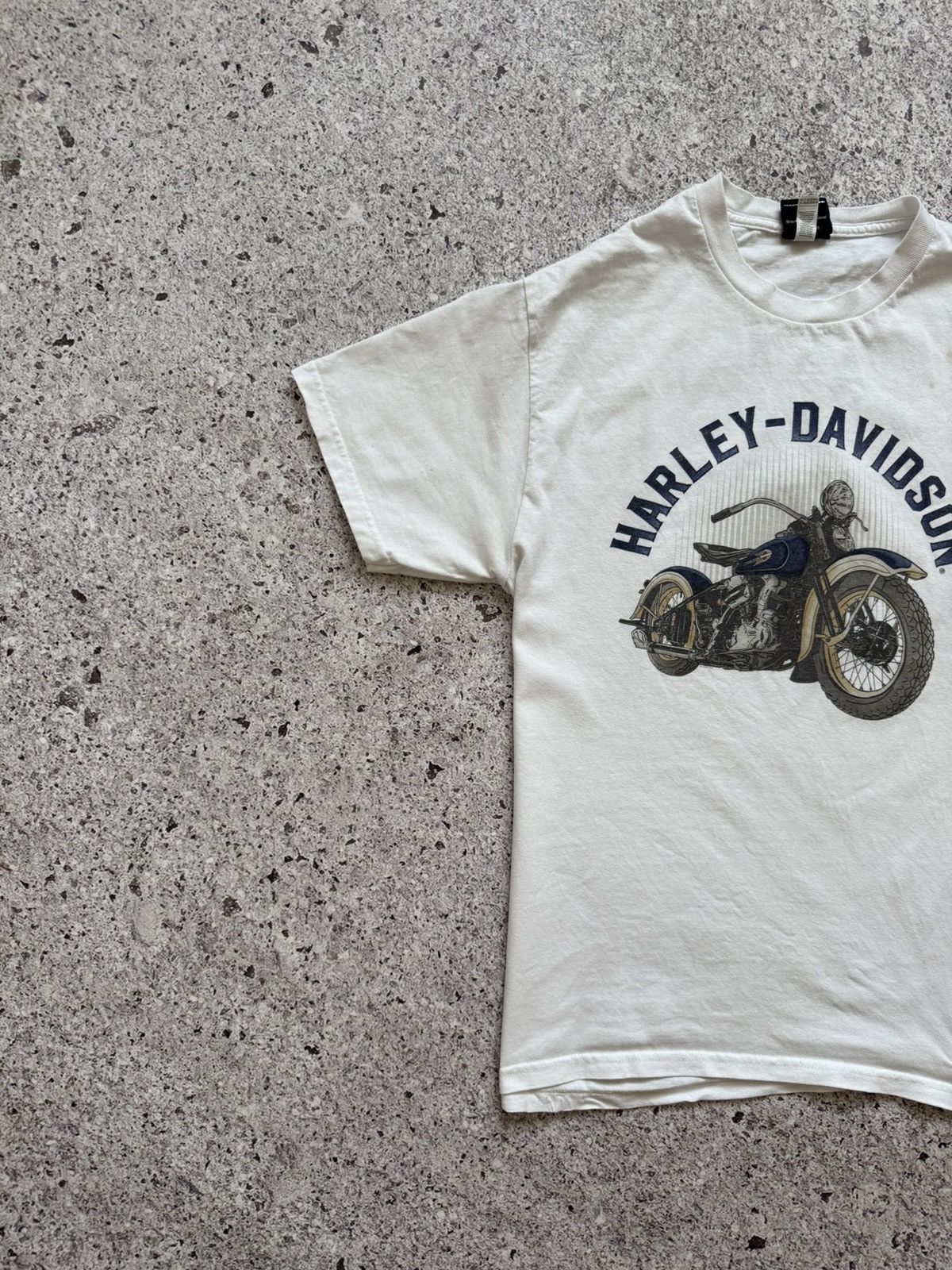 Band Tees × Harley Davidson × Vintage Vintage Harley Davidson Riding High Bike 90s Retro T-Shirt Size US L / EU 52-54 / 3 - 4 Thumbnail
