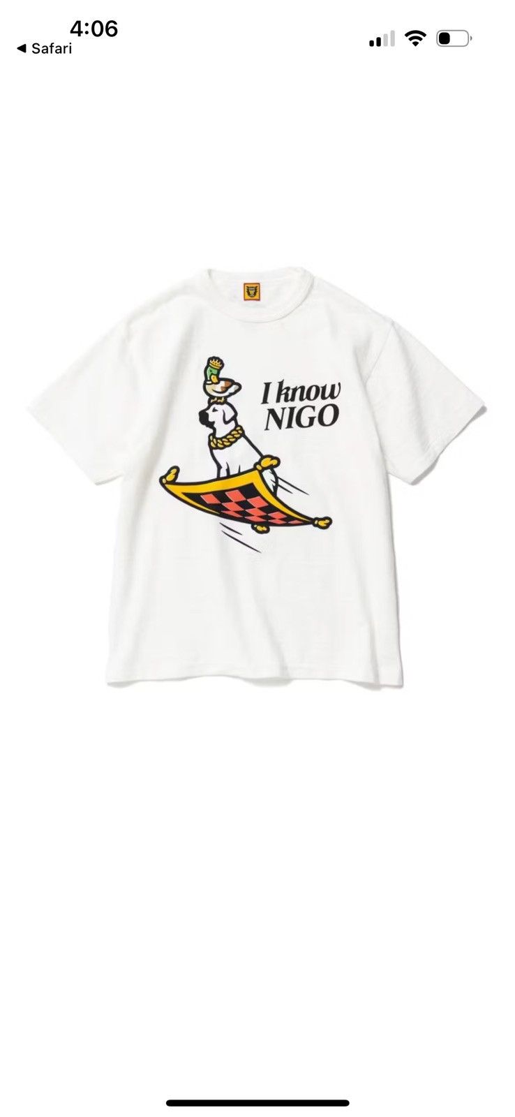 Human Made Human Made I Know Nigo T Shirt Size US XL / EU 56 / 4 - 1 Thumbnail