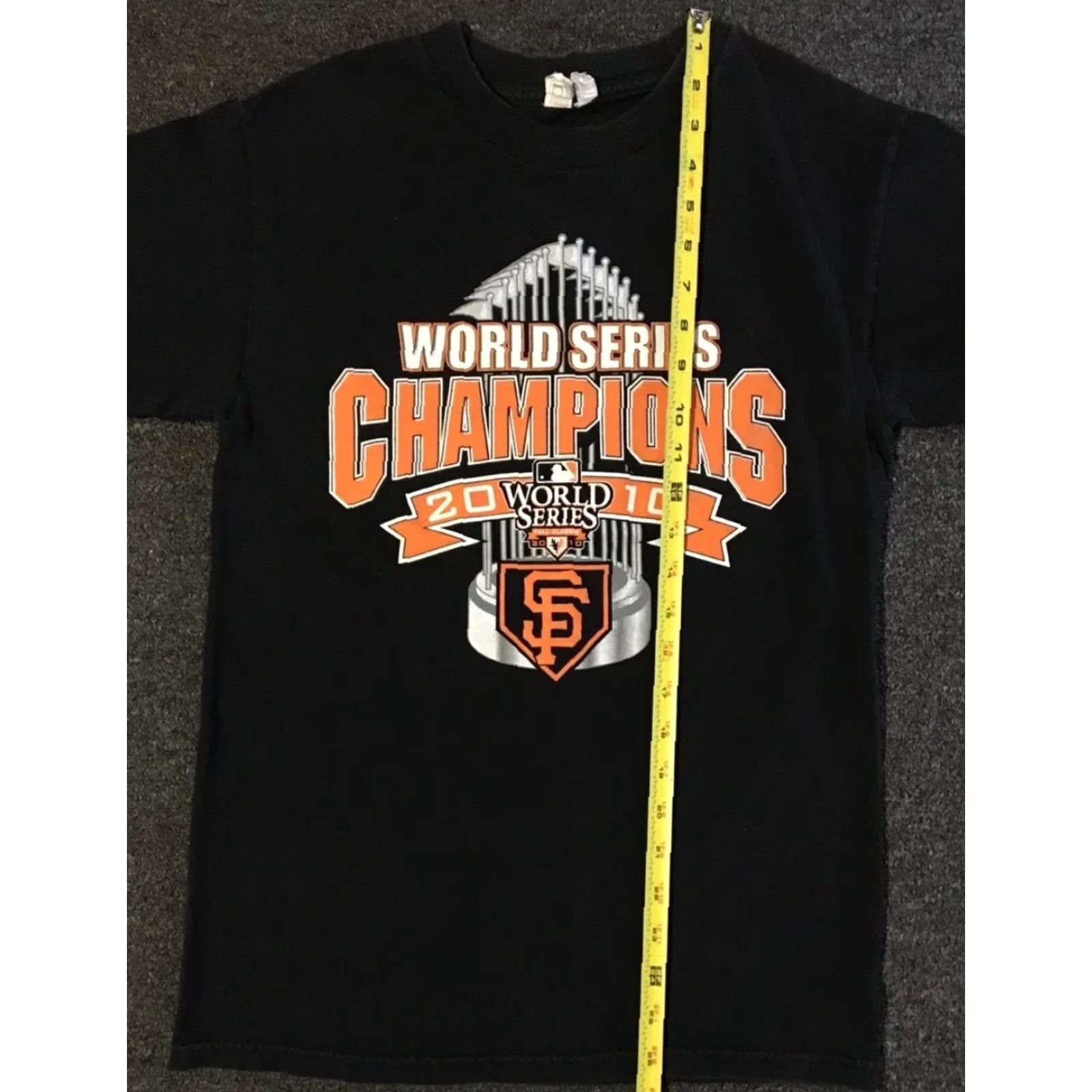 Vintage VINTAGE 2010 SF Giants World Series Champs Eddie Renteria AOP Shirt S Baseball Grunge Size US S / EU 44-46 / 1 - 8 Thumbnail