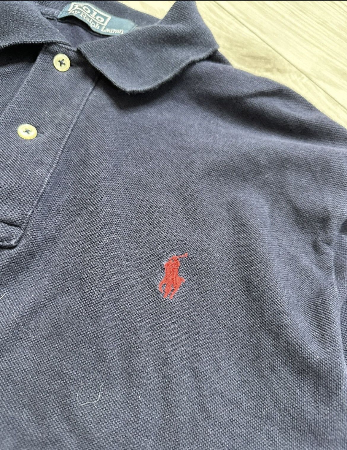 Polo Ralph Lauren × Ralph Lauren × Vintage Vintage Polo Ralph Lauren Striped Long Sleeve Rare rugby Size US S / EU 44-46 / 1 - 2 Thumbnail