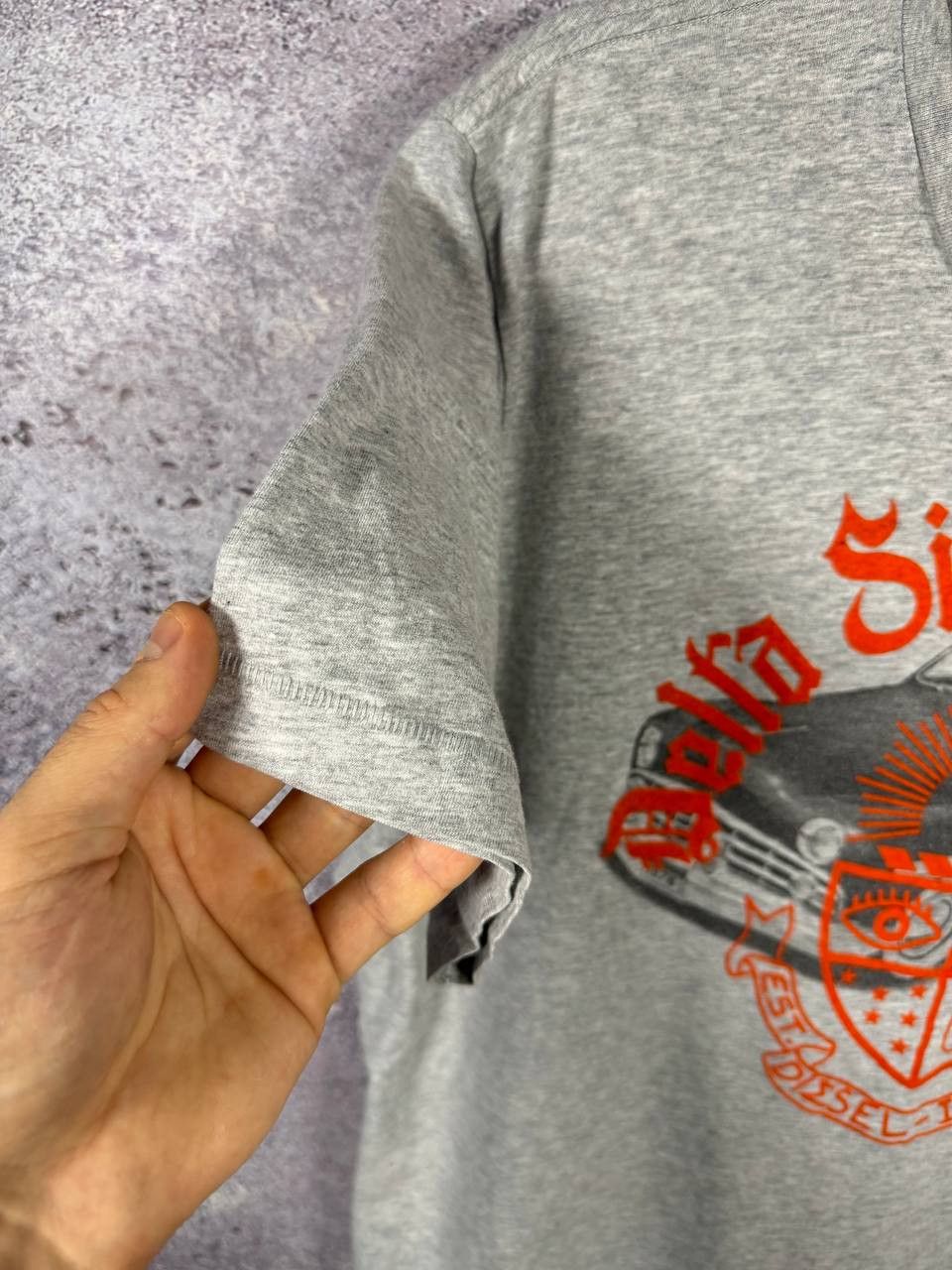 Diesel Diesel Delta Sigma Lambda Printed T-Shirt Men's XL Size US XL / EU 56 / 4 - 8 Thumbnail