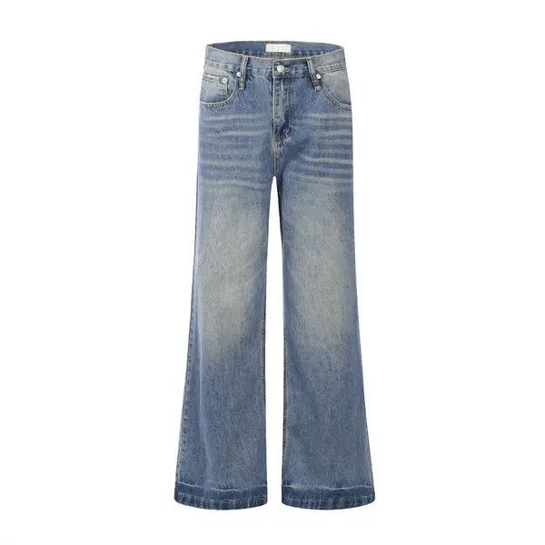VIBE American men's casual loose washed flared jeans Size US 32 / EU 48 - 1 Thumbnail