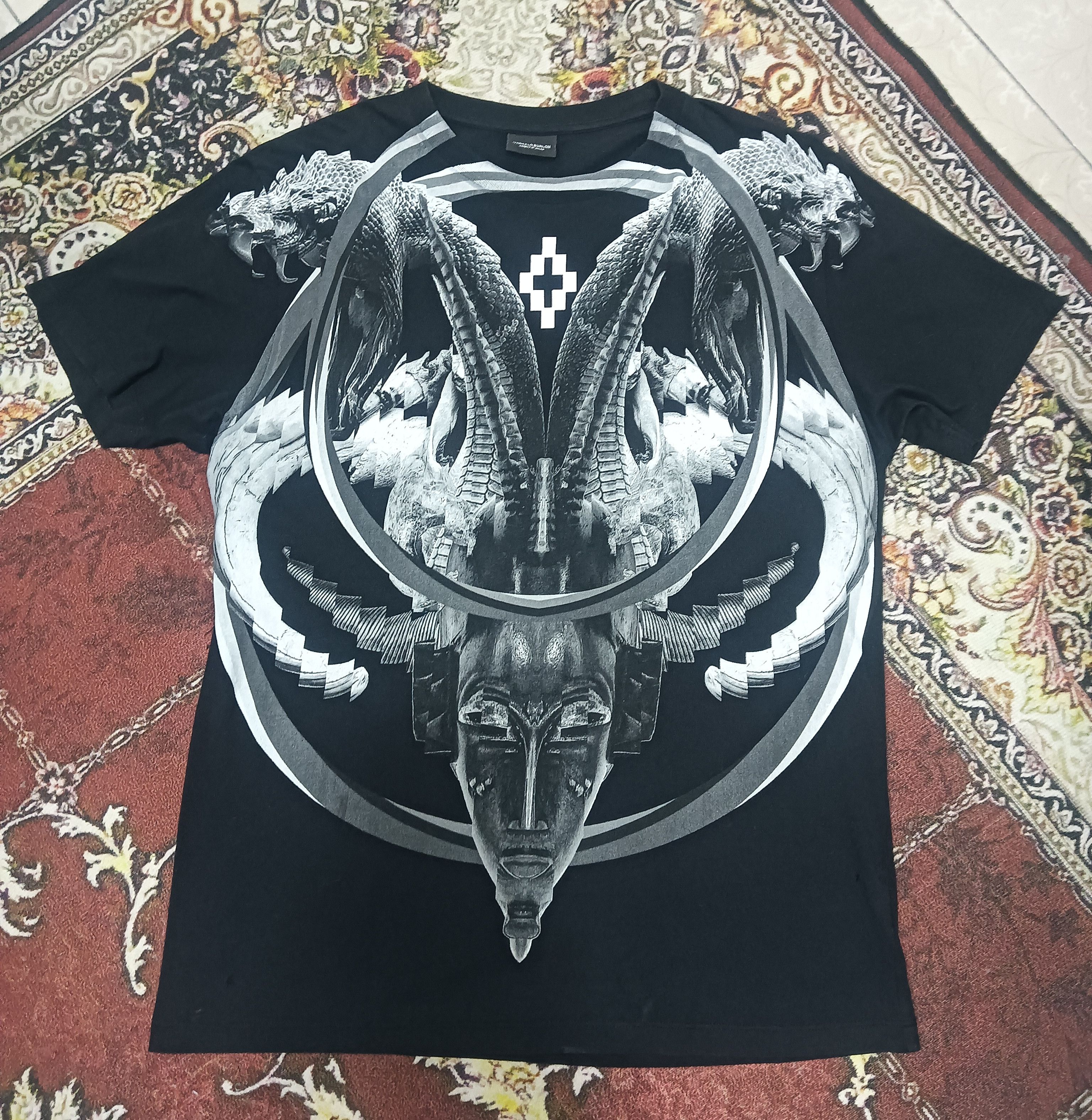 Marcelo Burlon Marcelo Burlon Aurora T-shirt Size US XXS / EU 40 - 1 Thumbnail