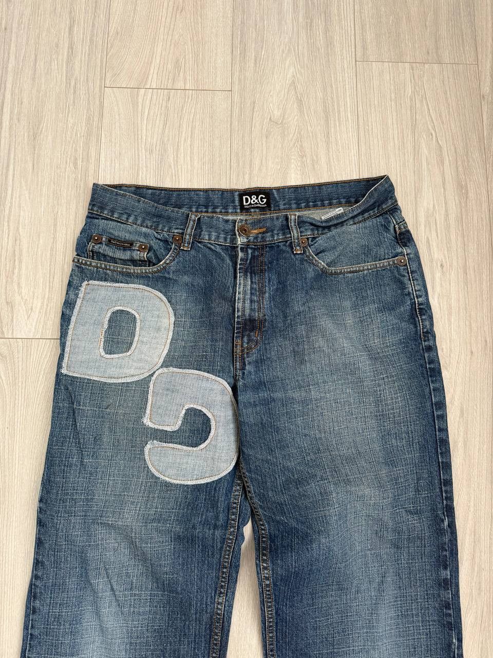 Dolce & Gabbana Dolce & Gabanna Jeans Big Logo Denim Jeans Size US 36 / EU 52 - 2 Thumbnail