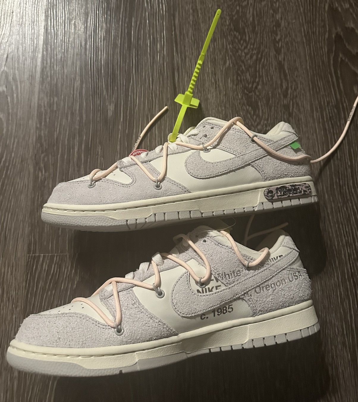 Nike × Off-White Nike Dunk Low Off-White Lot 12 of 50 Size US 11 / EU 44 - 2 Thumbnail