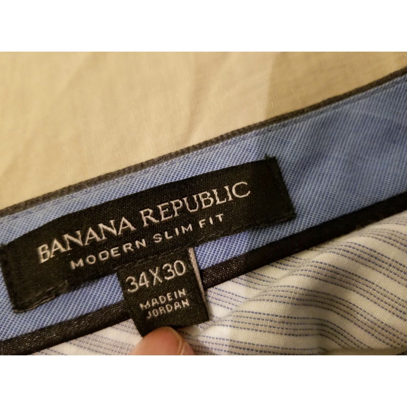 Banana Republic VINTAGE Banana Republic? No, not vintage. Banana Republic Wool Dress Pants 34x30 Gray Chino Slacks Mens Pants Size US 34 / EU 50 - 6 Thumbnail