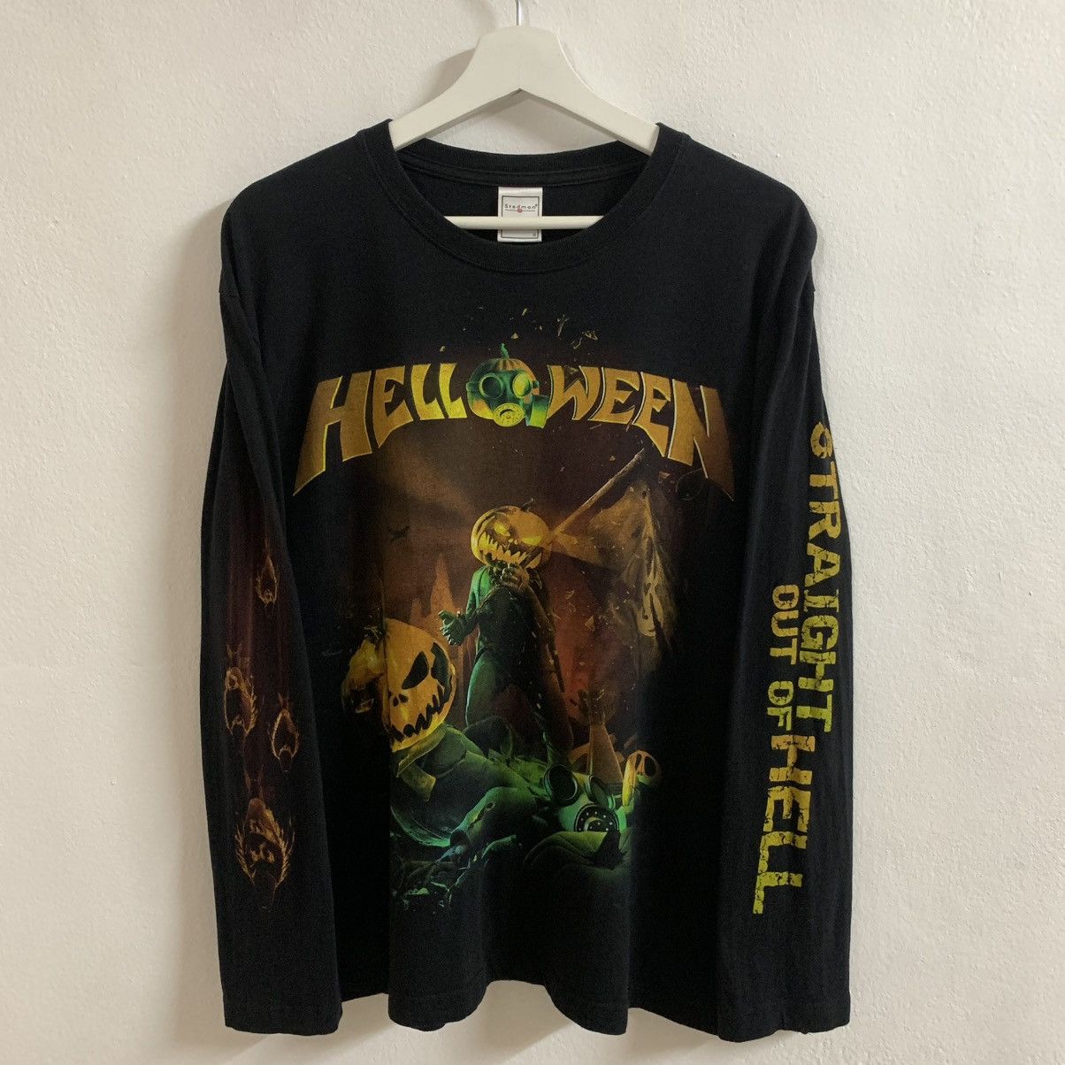 Band Tees Helloween – Straight Out of Hell Long Sleeve EU Tour 2013 Size US L / EU 52-54 / 3 - 1 Thumbnail