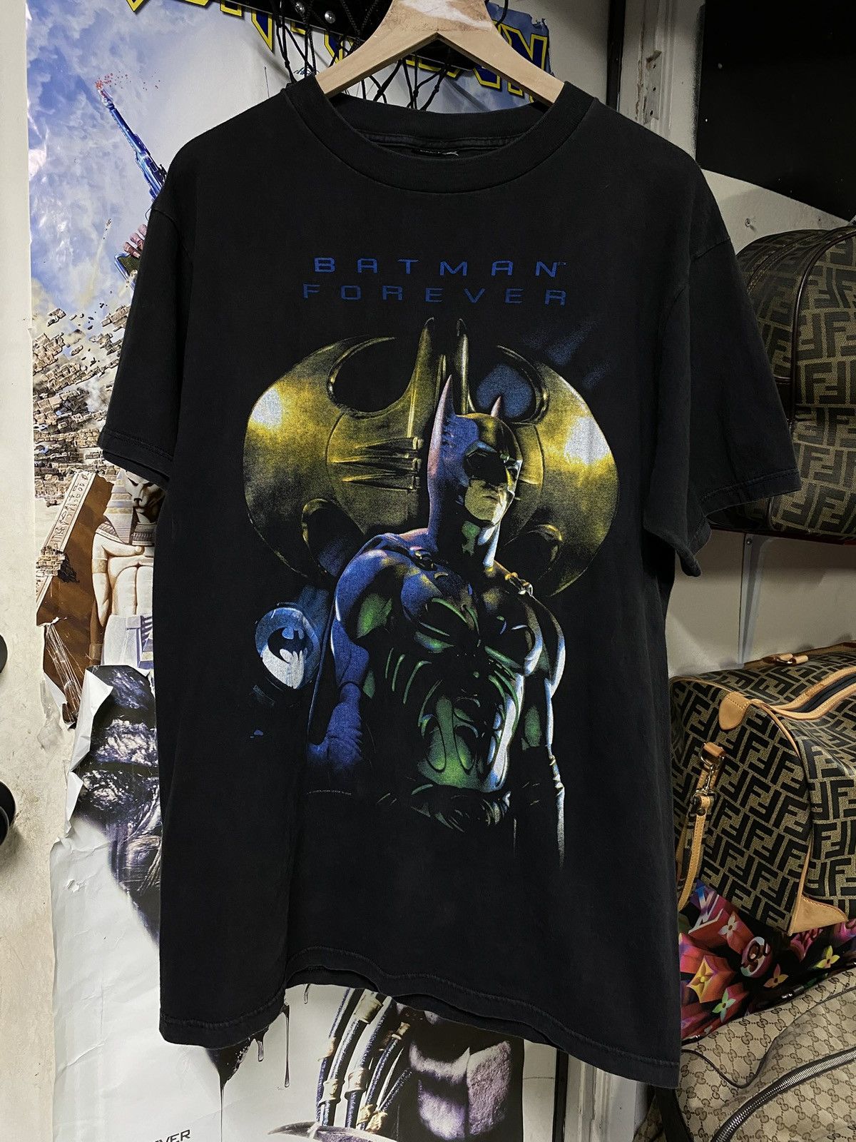 Vintage Vintage 90’s Batman Forever Movie T-Shirt Adult Size Large Size US L / EU 52-54 / 3 - 1 Thumbnail