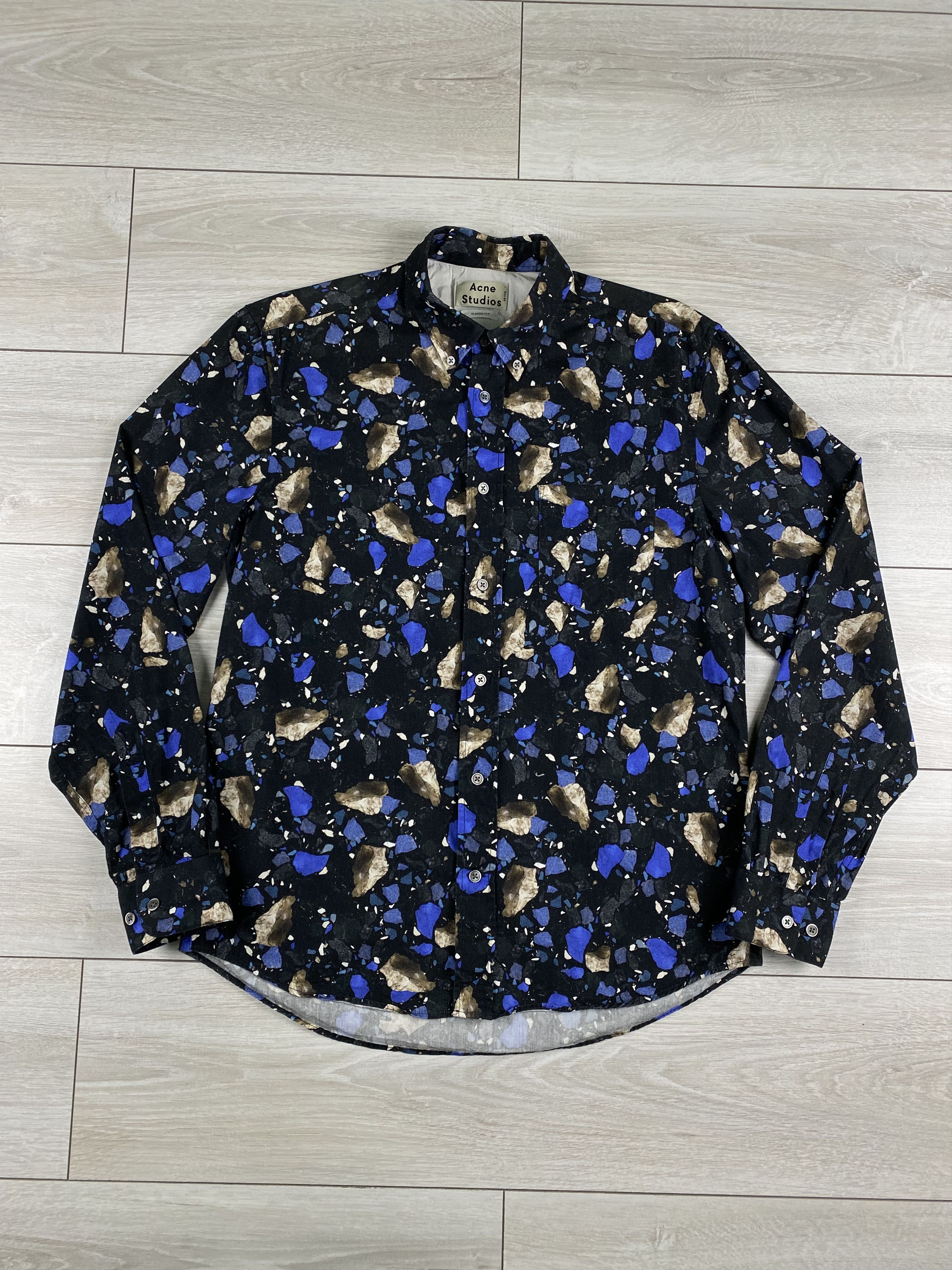 Acne Studios × Vintage Acne Studios insherwood print aw14 shirt size 50 Size US M / EU 48-50 / 2 - 1 Thumbnail