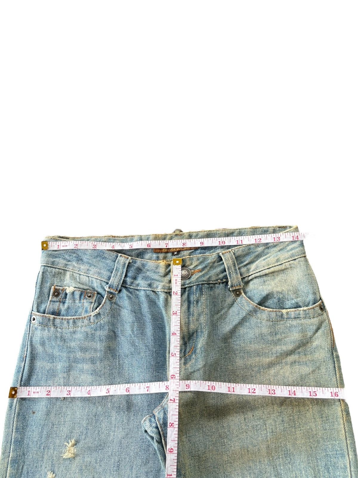 Hysteric Glamour Vintage Y2K Japanese Brand Distressed Flare Jeans Size 29" - 10 Thumbnail