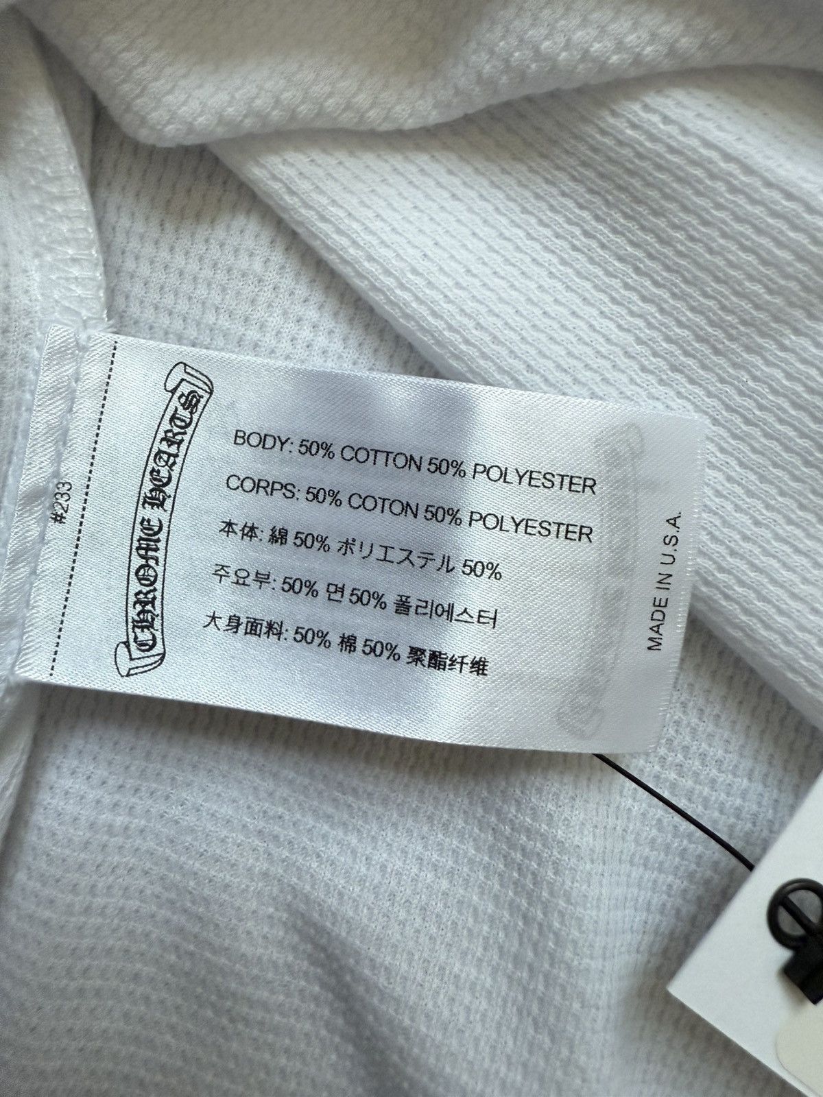 Chrome Hearts Chrome Hearts New Thermal Scroll Long Sleeve Size US L / EU 52-54 / 3 - 5 Thumbnail