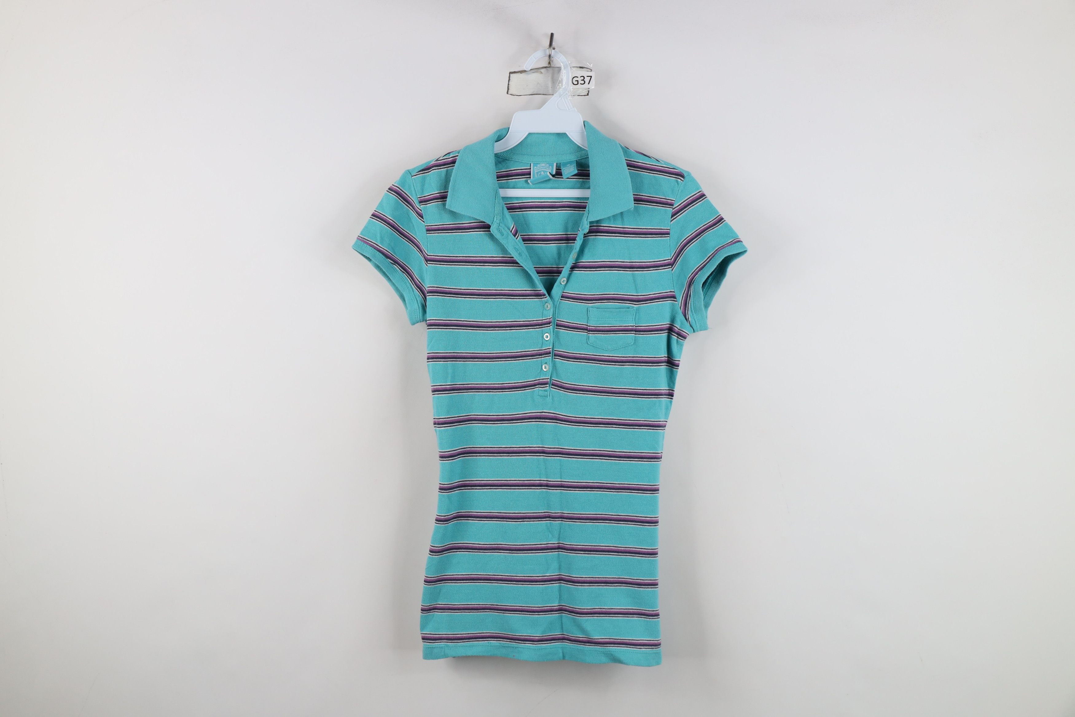 Aeropostale Vintage 90s Y2K Aeropostale Striped Collared Polo Shirt Size M / US 6-8 / IT 42-44 - 1 Thumbnail