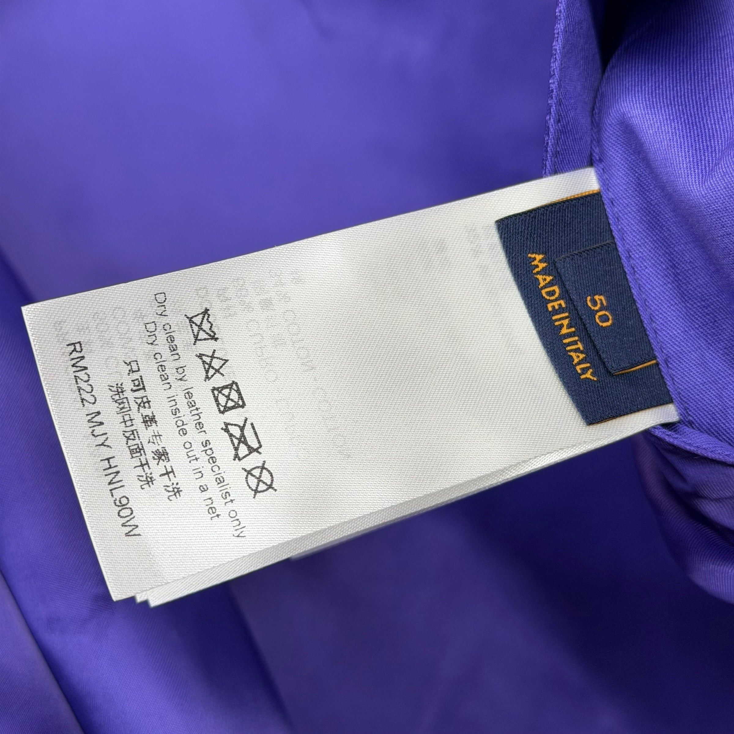 Louis Vuitton Louis Vuitton Frog Purple Varsity Jacket 50 (L) Size US L / EU 52-54 / 3 - 8 Thumbnail
