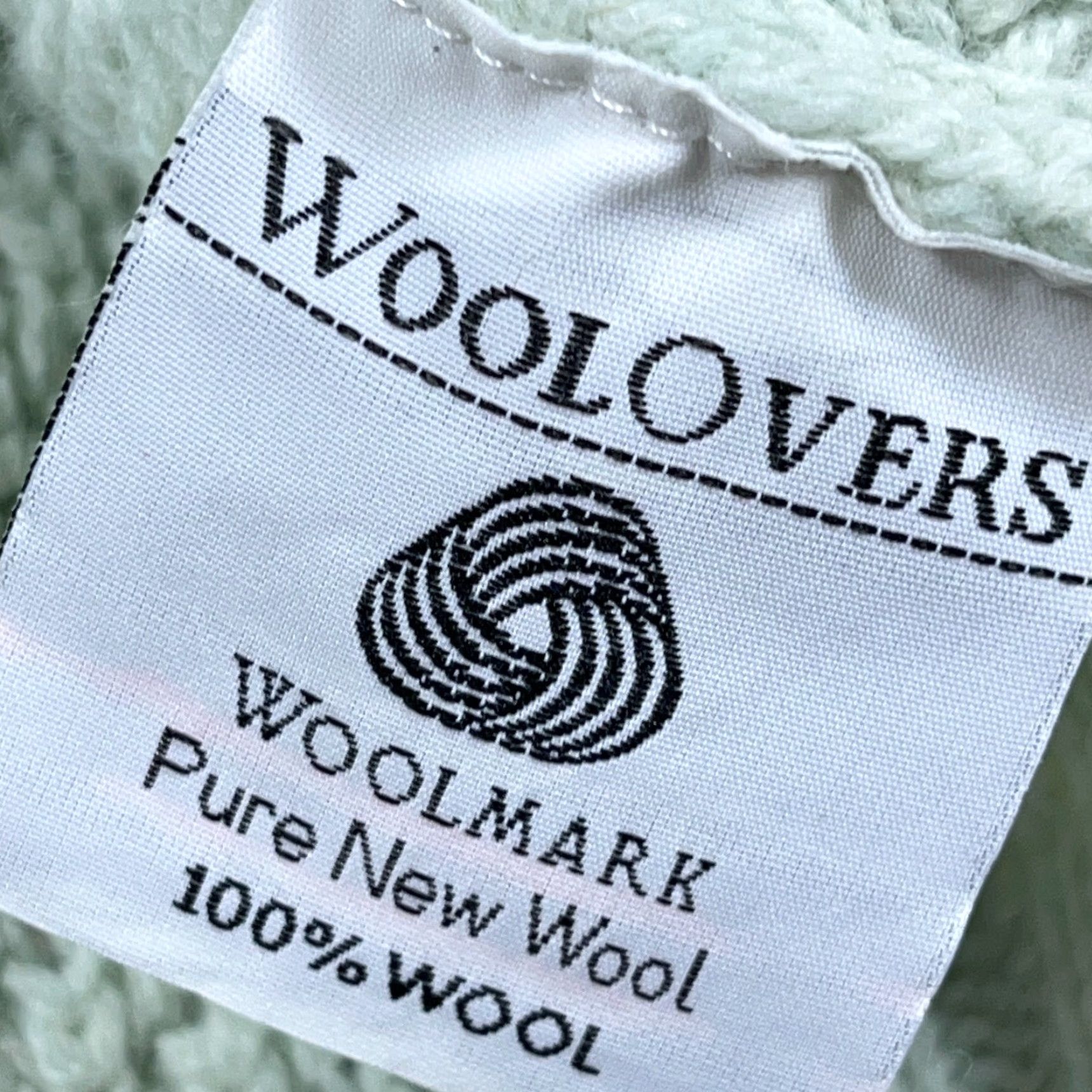 Vintage Woolovers Sweater Women M Green Wool Knit Crewneck Classic 80s Pullover Long Sleeve Casual Regular Knit Style Chunky-Knit Vintage No Logo Size M / US 6-8 / IT 42-44 - 5 Thumbnail