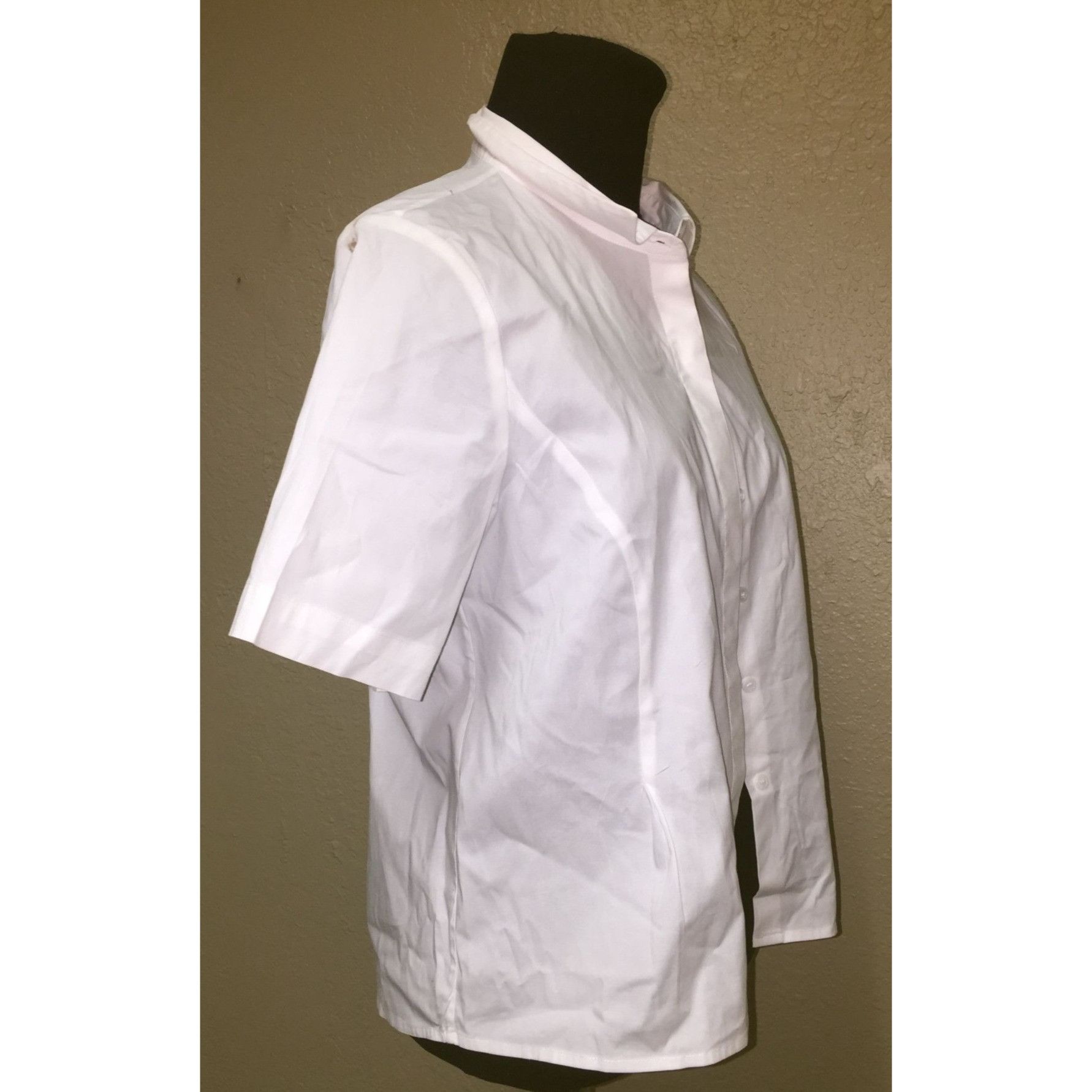 Other Women's Pure Collection Size 8/10 Collared White Button Down Size M / US 6-8 / IT 42-44 - 4 Thumbnail