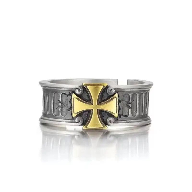 Jewelry × Vintage Vintage Cross Ring Size ONE SIZE - 1 Thumbnail