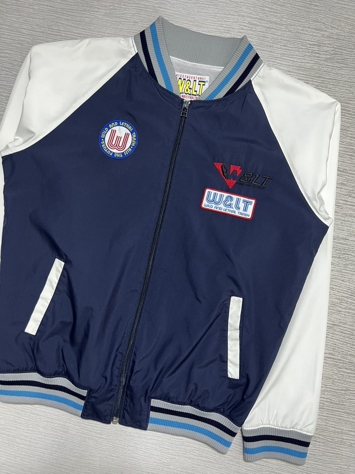 Walter Van Beirendonck Archive W&LT - Logo Patches Nylon Varsity Jacket Size L / US 10 / IT 46 - 4 Thumbnail