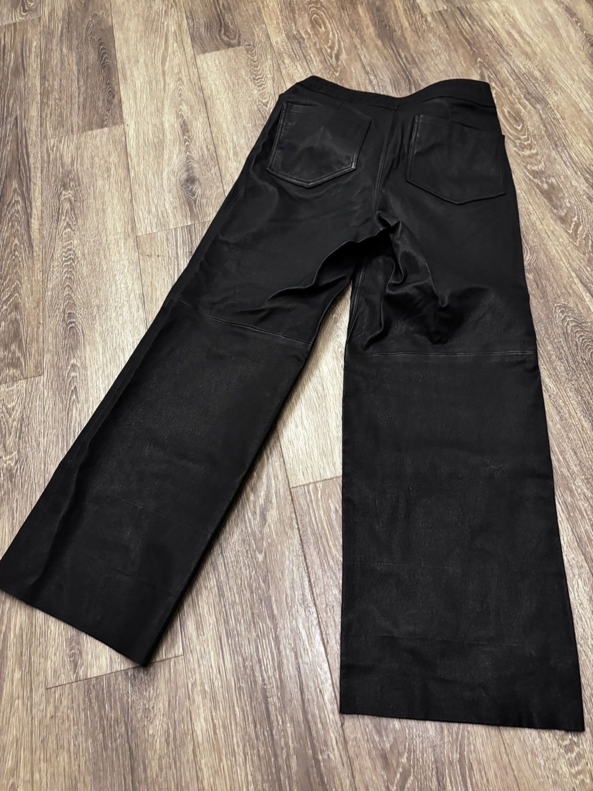 Apiece Apart Monterey Leather Straight-Leg Pants Size 26" / US 2 / IT 38 - 1 Thumbnail