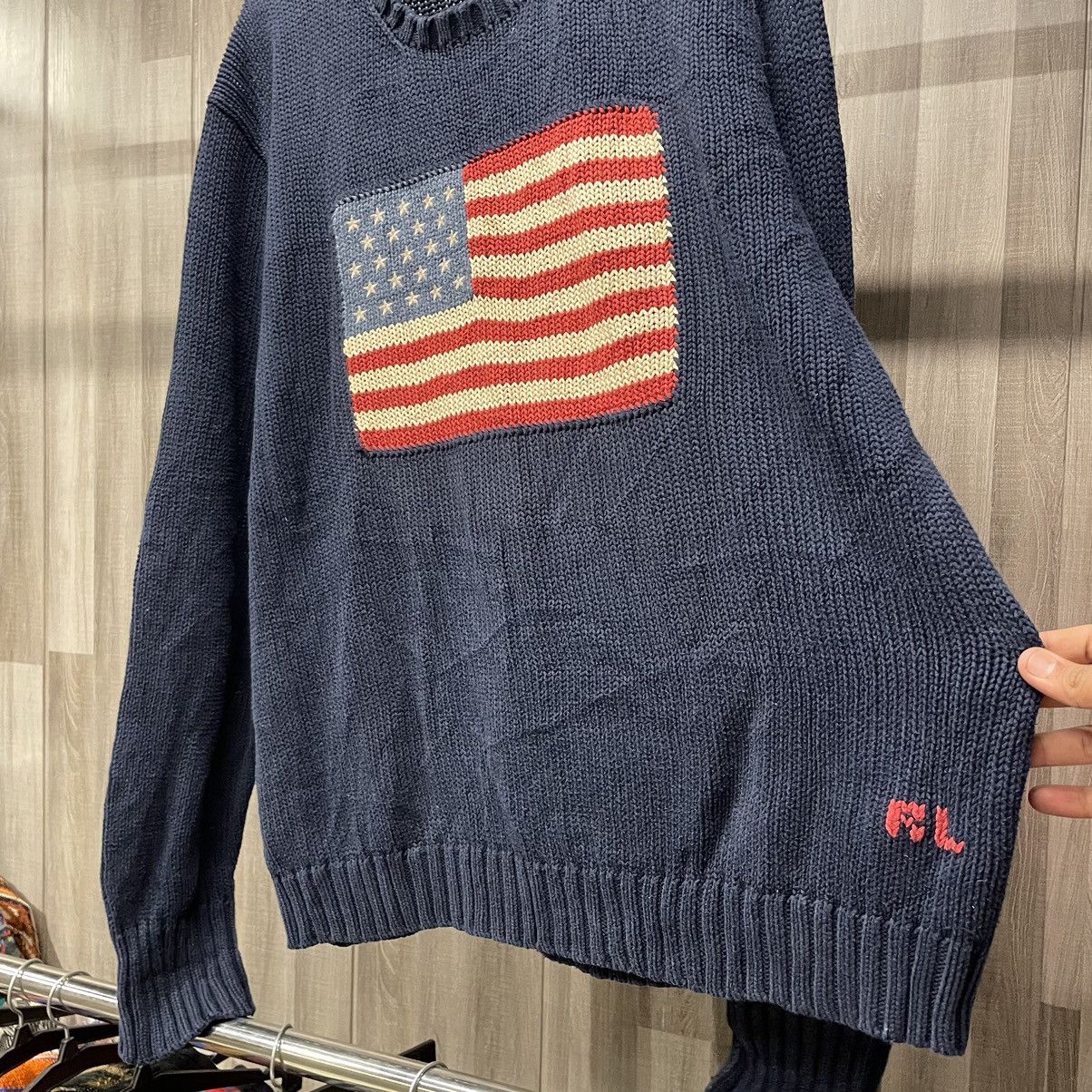 Polo Ralph Lauren Polo Ralph Lauren American Flag Sweater Size US XXL / EU 58 / 5 - 9 Thumbnail