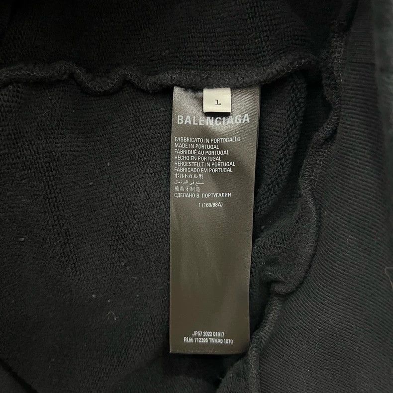 Balenciaga Balenciaga Clover embroidered logo hoodie Size US S / EU 44-46 / 1 - 5 Thumbnail