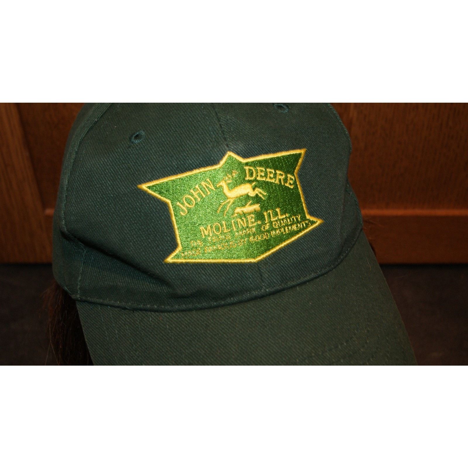 John Deere John Deere Moline Illinois Gearbox Outdoor Tractor Hat Cap Size ONE SIZE - 3 Thumbnail