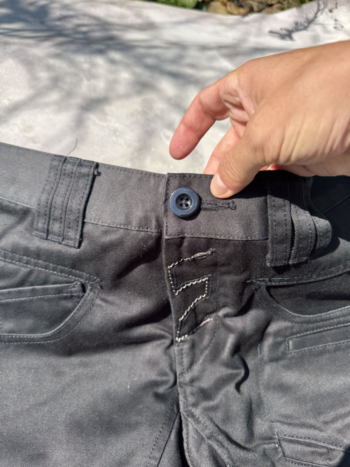 Marithe + Francois Girbaud Vintage Le Casual Marithe Francois Girbaud Man's Black pants Size US 32 / EU 48 - 7 Thumbnail