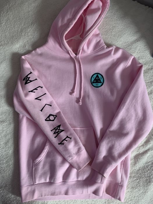 Welcome sloth 2024 pink hoodie