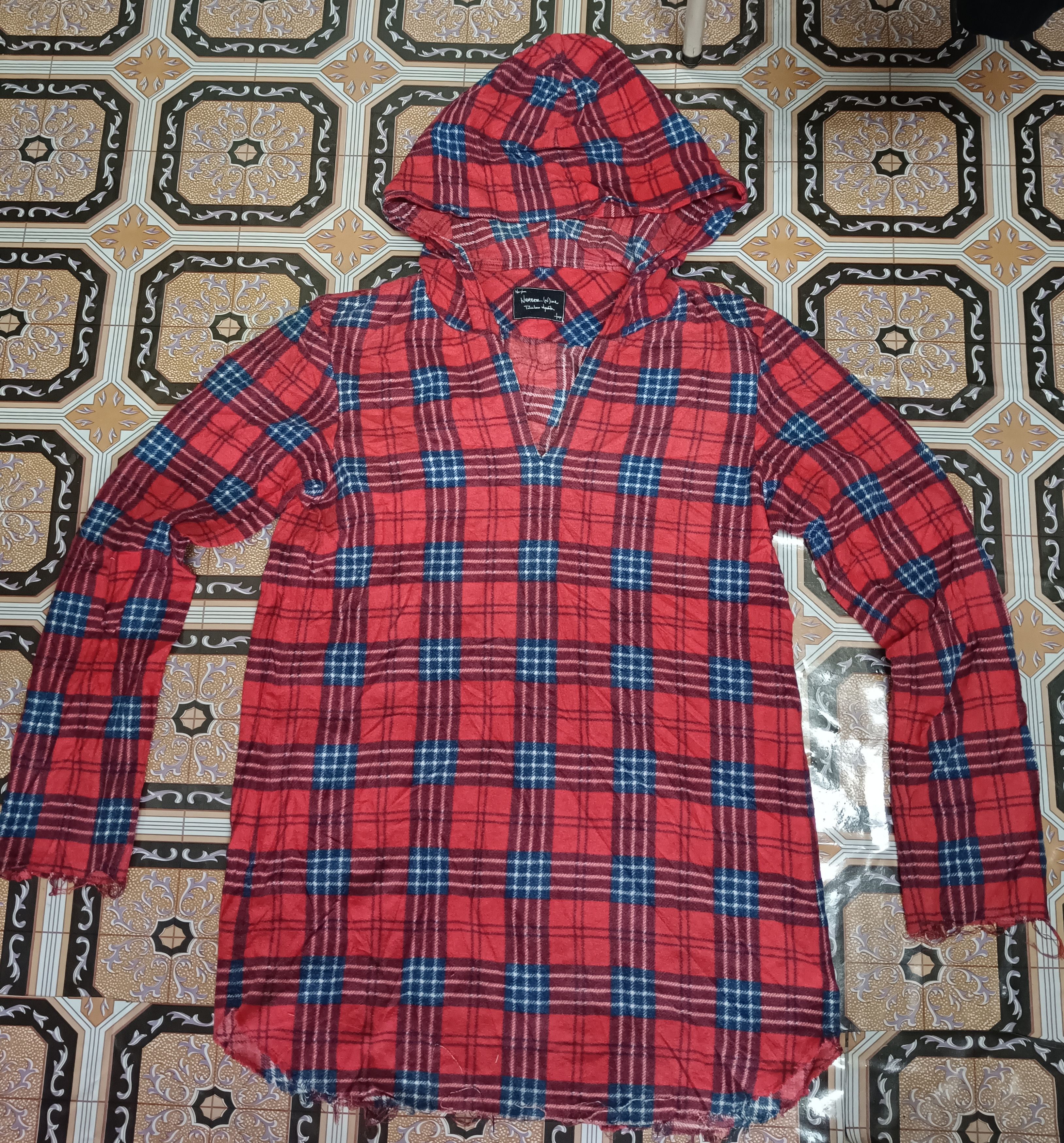 Number (N)ine FW06 Plaid Tartan Flannel Pullover Size US M / EU 48-50 / 2 - 6 Thumbnail