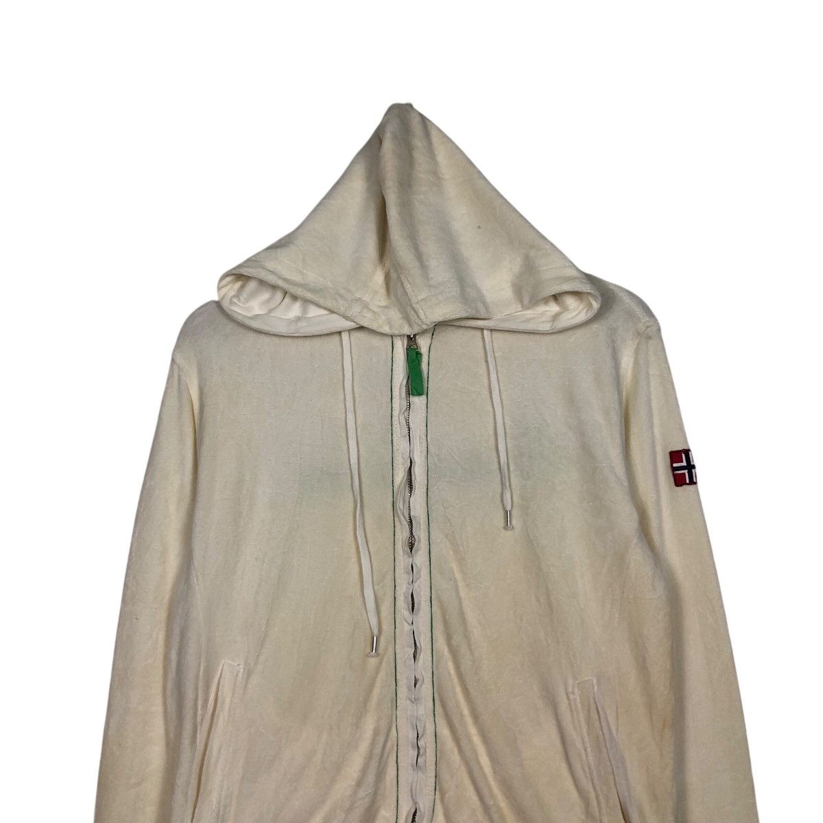 Japanese Brand × Napapijri 📌Vintage Zipper Sweater Jacket Napapijri Big Logo Size US L / EU 52-54 / 3 - 4 Thumbnail