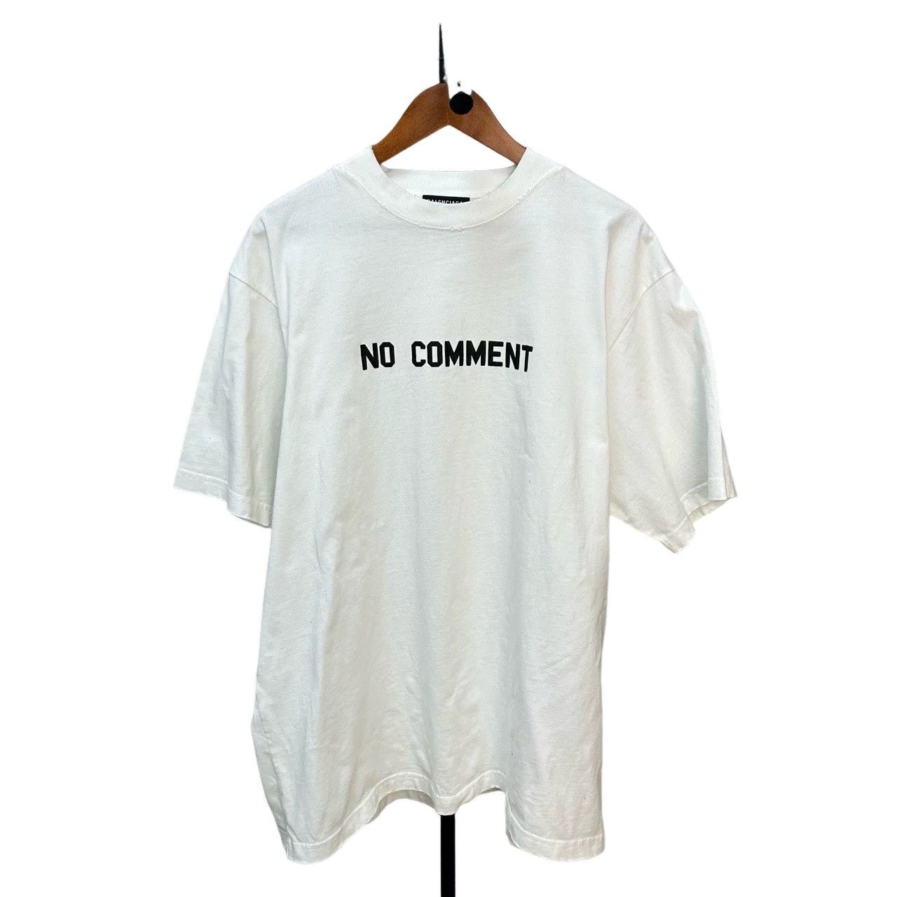 Balenciaga Balenciaga No Comment T-Shirt Size XXS Size US XXS / EU 40 - 1 Thumbnail