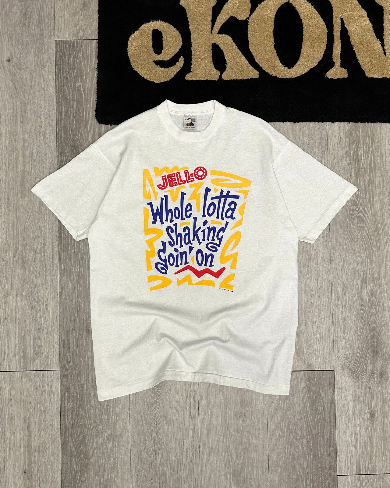 Vintage Rare Vintage 90s Jell-O Whole Lotta Shaking Promo T-Shirt XL Size US XL / EU 56 / 4 - 1 Thumbnail