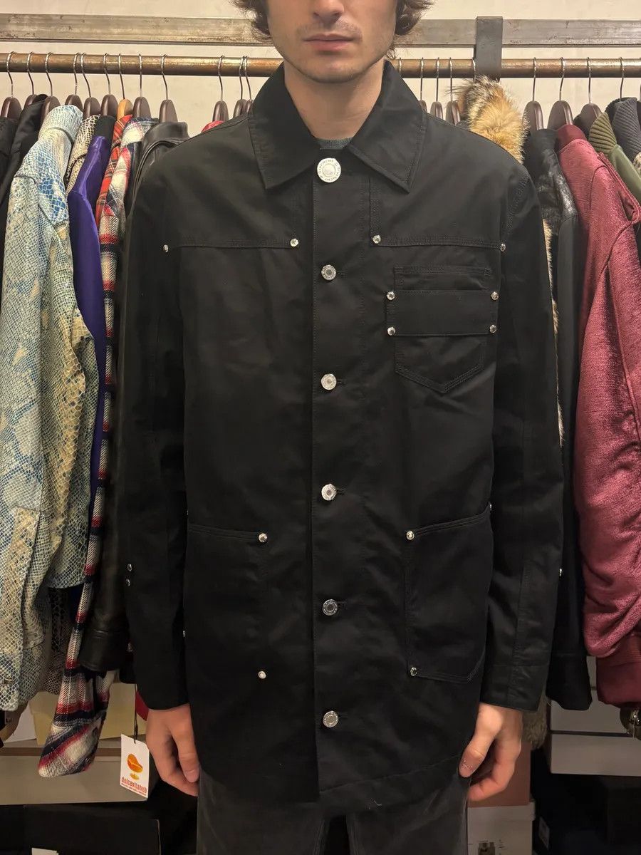 Givenchy SS2015 Givenchy Buttoned Black Premium Jacket by Riccardo Tisci Size US M / EU 48-50 / 2 - 2 Thumbnail