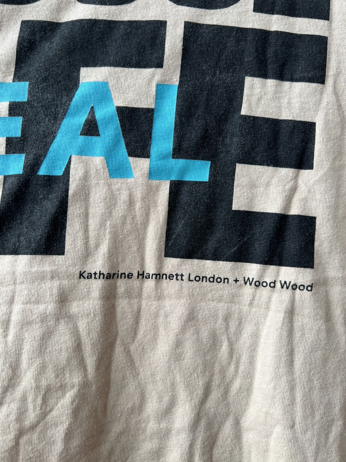 Katharine Hamnett London KATHARINE HAMNETT X WOOD WOOD “CHOOSE REAL LIFE” LONG SLEEVE Size US XL / EU 56 / 4 - 6 Thumbnail