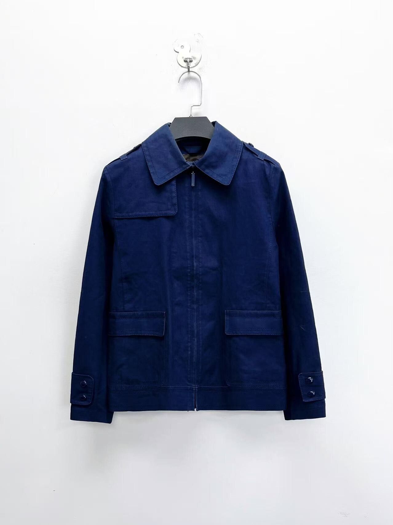 Louis Vuitton Louis Vuitton Blue Zip Jacket Size XXS / US 00 / IT 34 - 1 Thumbnail