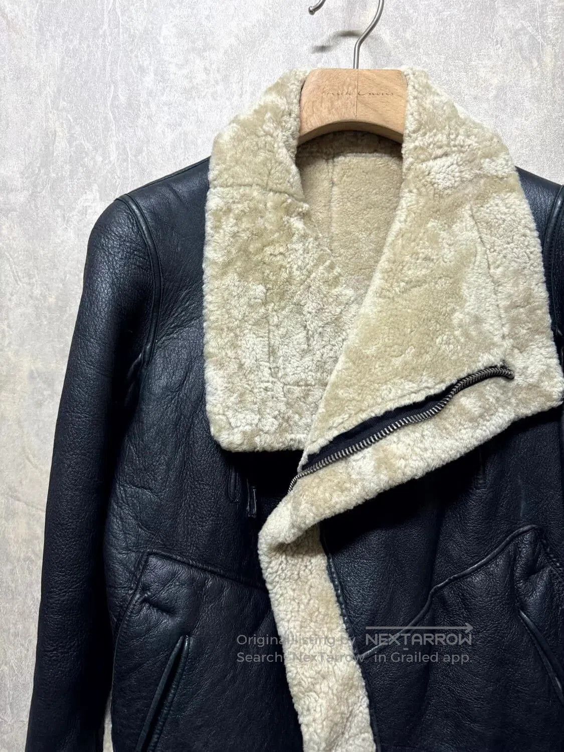 Rick Owens Rick Owens Sheepskin Leather Jacket. Size US XS / EU 42 / 0 - 4 Thumbnail
