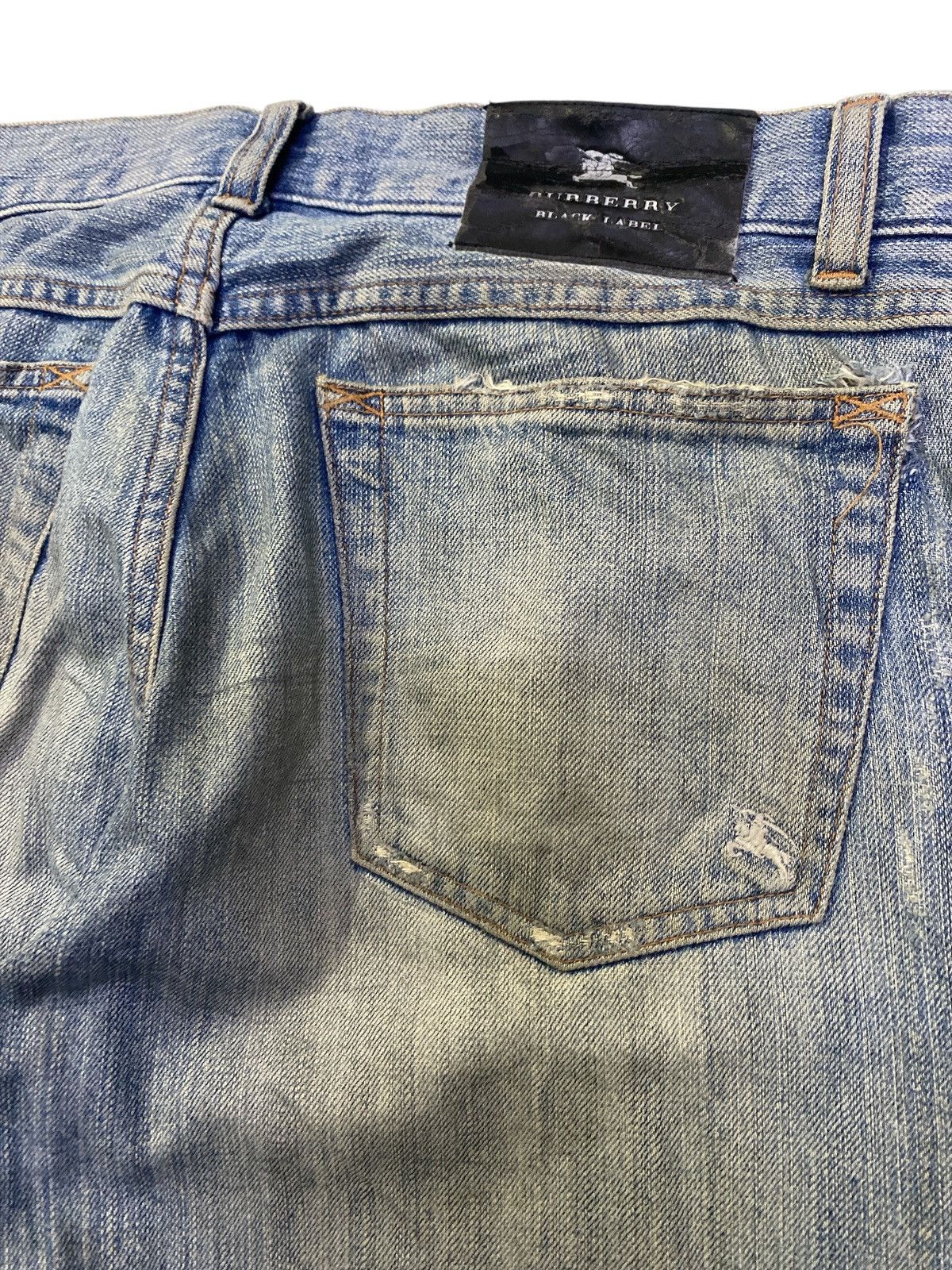 Burberry × If Six Was Nine Burberry Black Label Distressed Denim Size US 32 / EU 48 - 12 Thumbnail