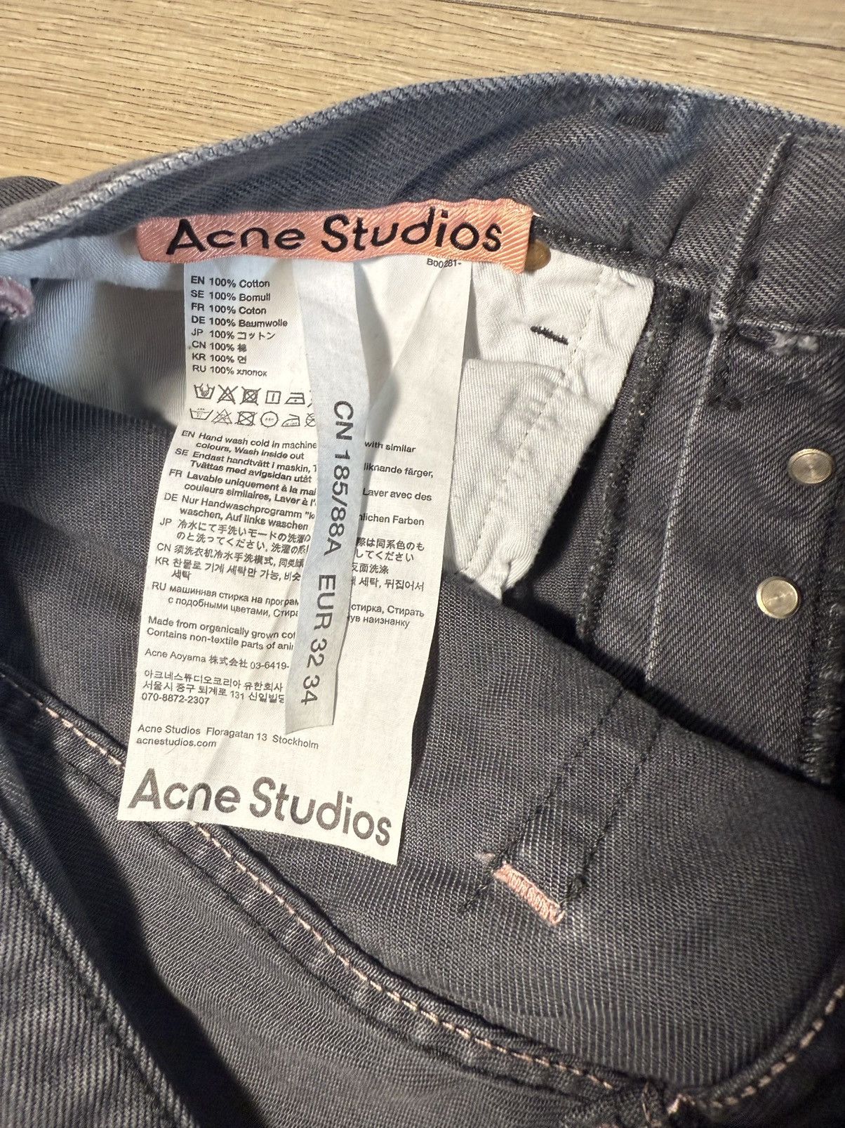 Acne Studios Acne Studios 2003 Faded Black Size US 32 / EU 48 - 5 Thumbnail