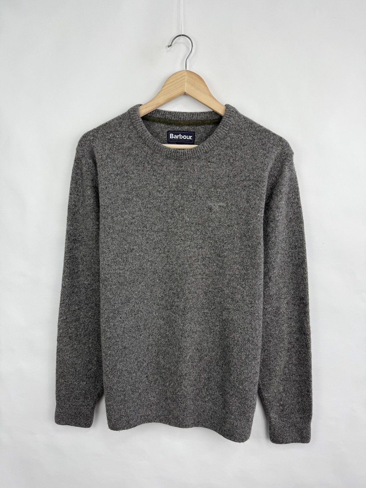 Barbour 🇬🇧 Vintage Barbour Wool Sweater Rare Retro Hype Y2K Size US M / EU 48-50 / 2 - 5 Thumbnail