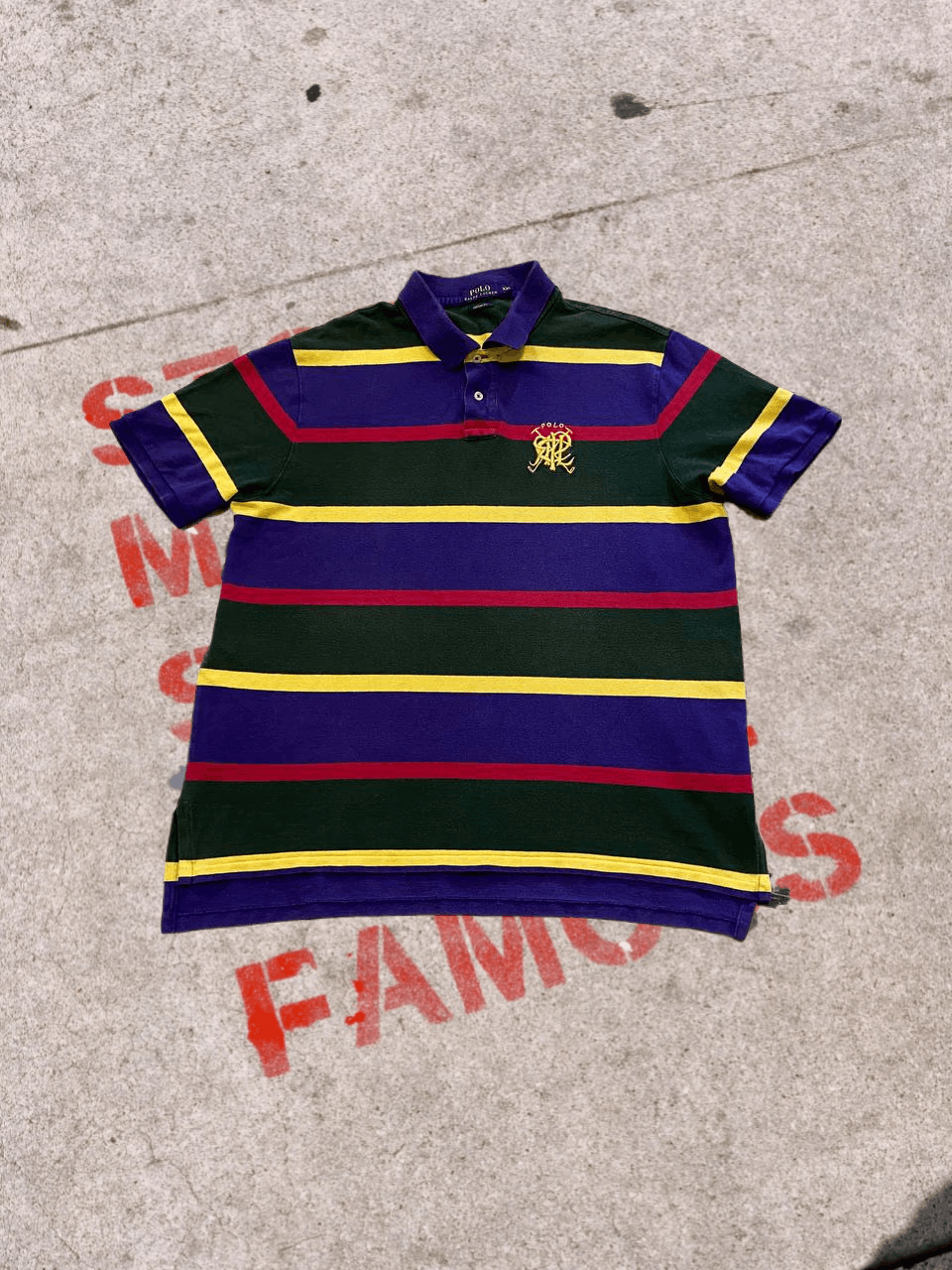 Polo Ralph Lauren Polo Ralph Lauren Polo Shirt Multicolor Logo Embroidered Size US XXL / EU 58 / 5 - 1 Thumbnail