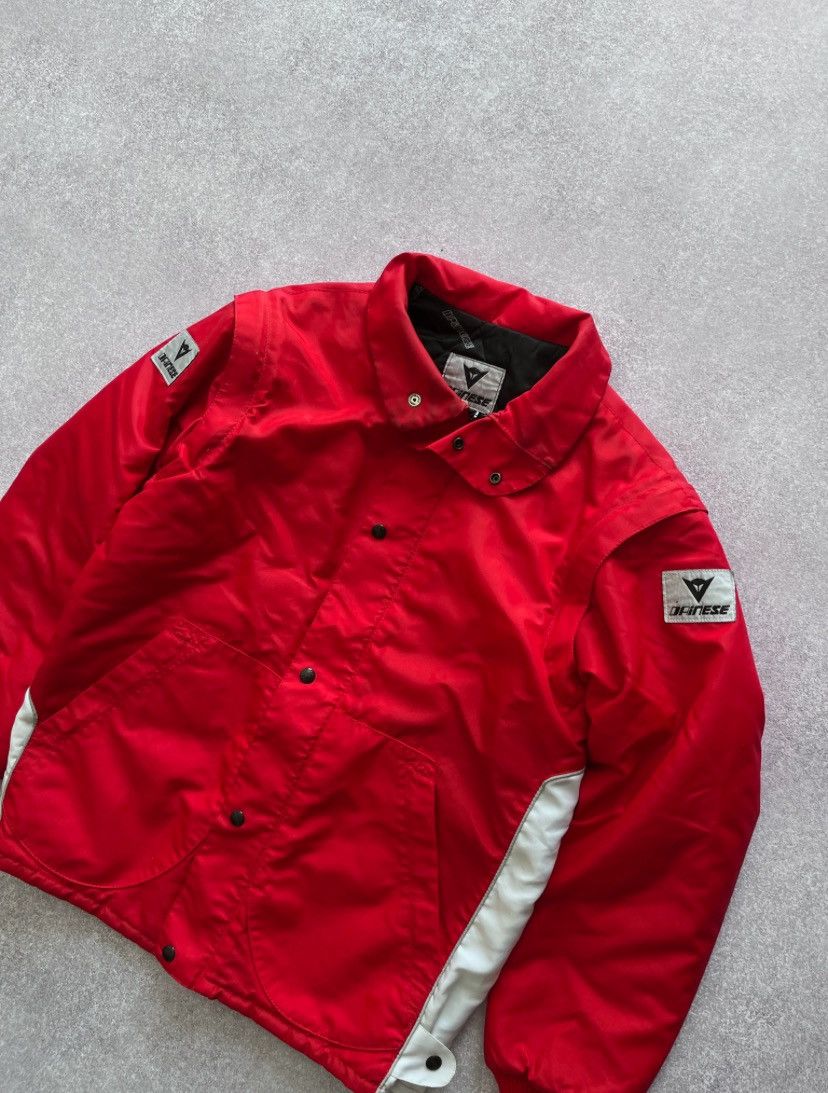 Dainese Vintage 2in1 Dainese Red Moto Modular Jacket L Y2K Size US L / EU 52-54 / 3 - 7 Thumbnail