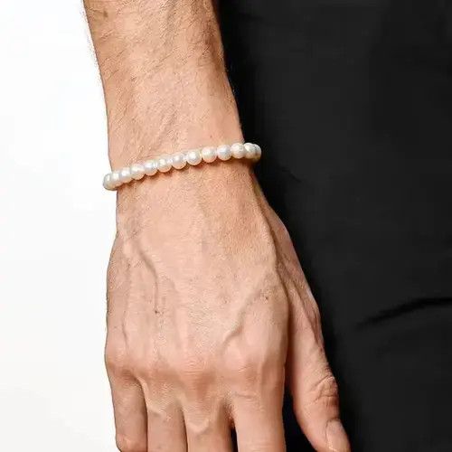 Other 6mm Elastic Pearls Bracelet Tingy Size ONE SIZE - 3 Thumbnail