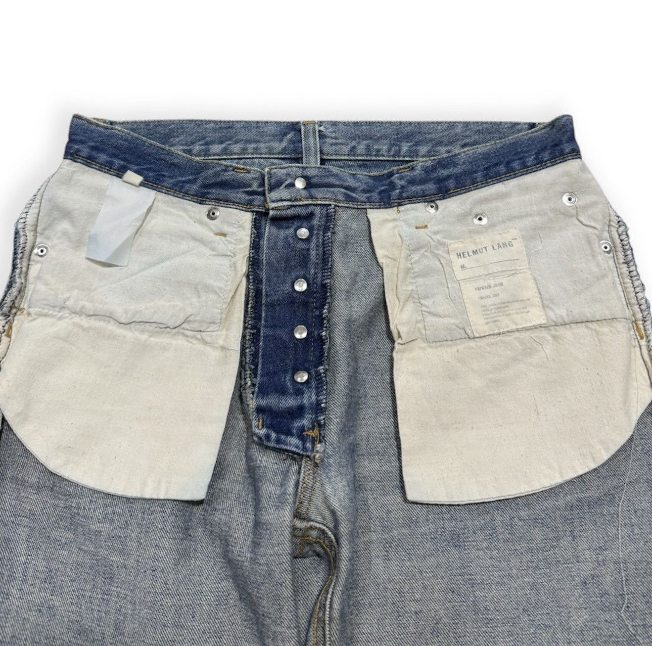 Helmut Lang 1999 Silver Painter Jeans Size US 28 / EU 44 - 7 Thumbnail